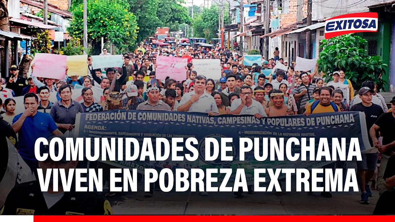 🔴🔵 Comunidades de Punchana viven sin agua ni desagüe pese a albergar la Refinería de Iquitos
