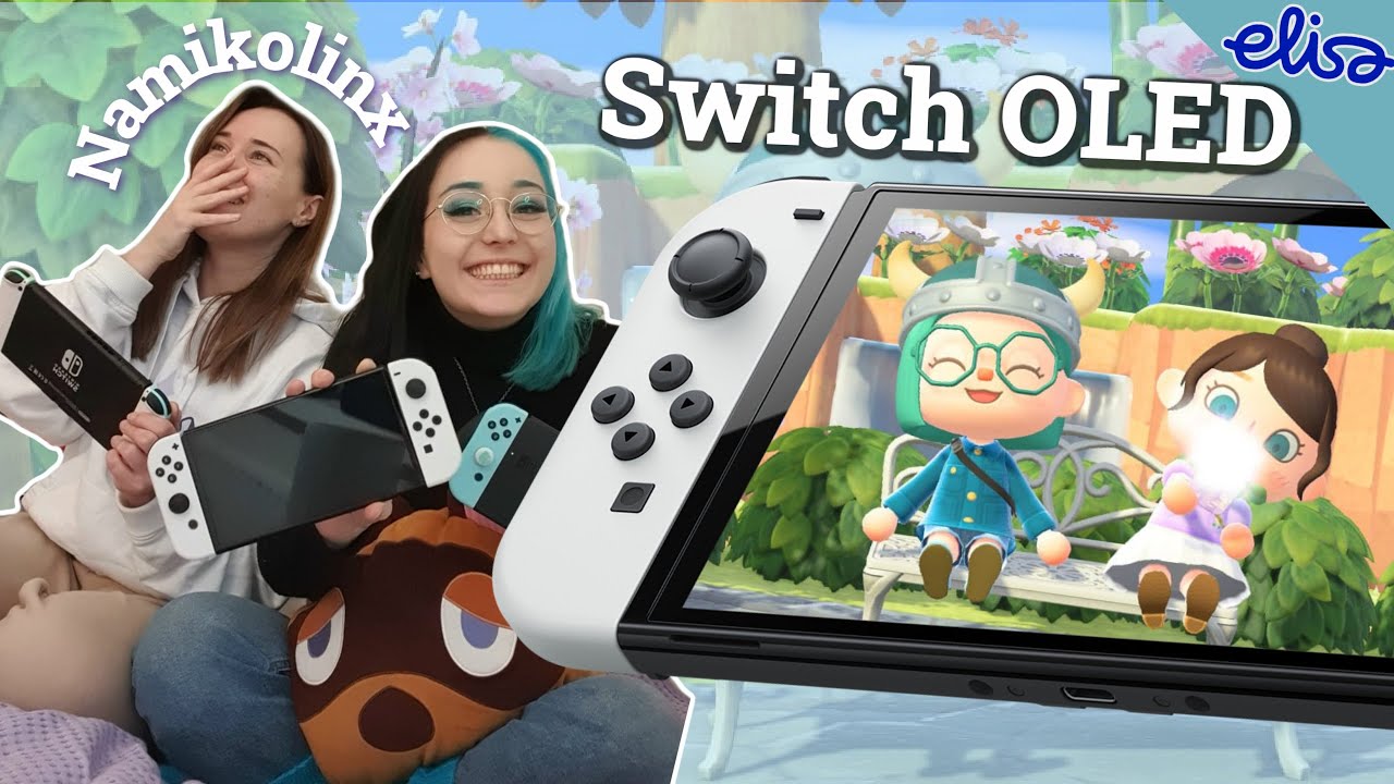 TESTISSÄ UUSI SWITCH OLED! //Animal Crossing🎃 w/@namikolinx » T I N K E