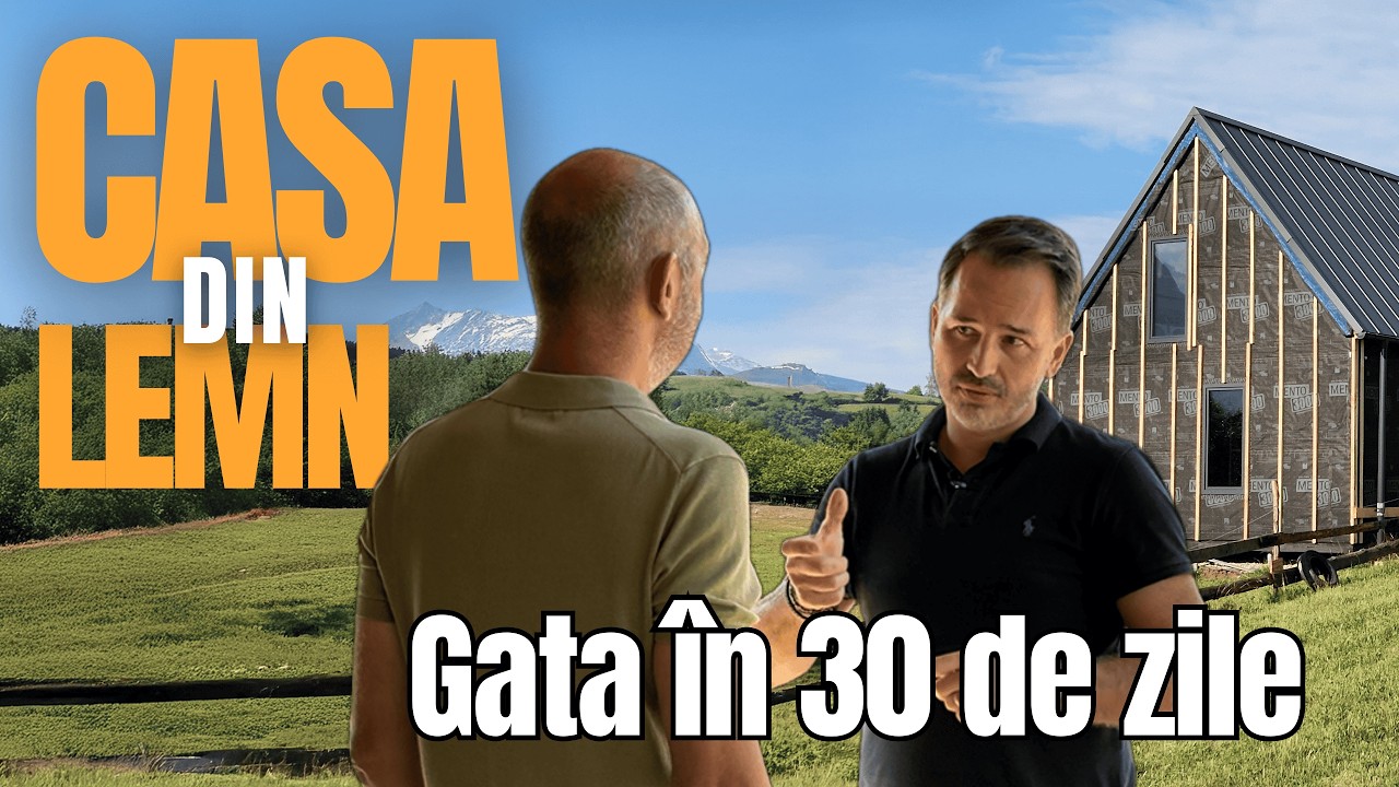 Refugiu nZEB la munte | Casă din lemn gata în doar 30 de zile