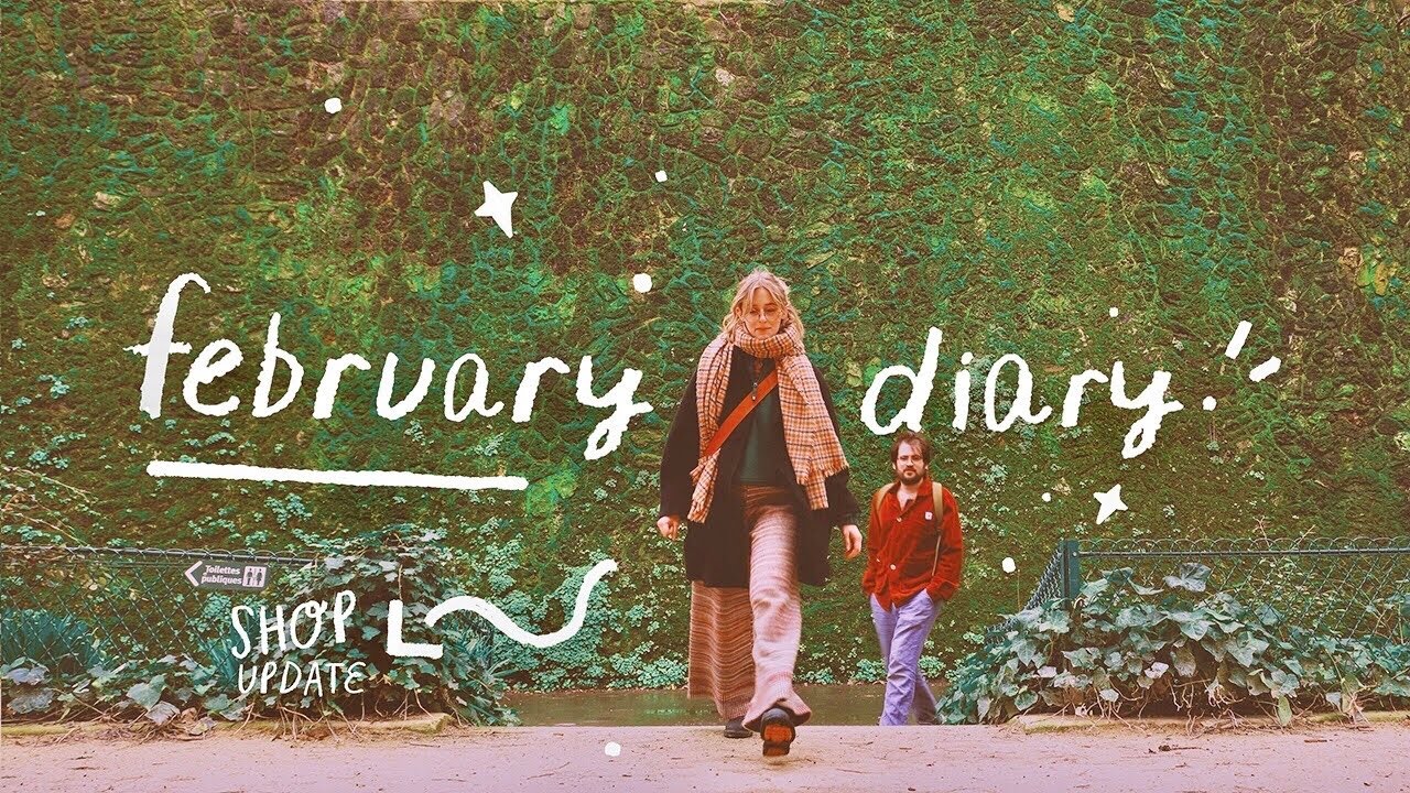 February diary🎒☕ ma nouvelle collection, les ↗️ et les ↘️ de l'auto-entreprenariat, sorties à Paris
