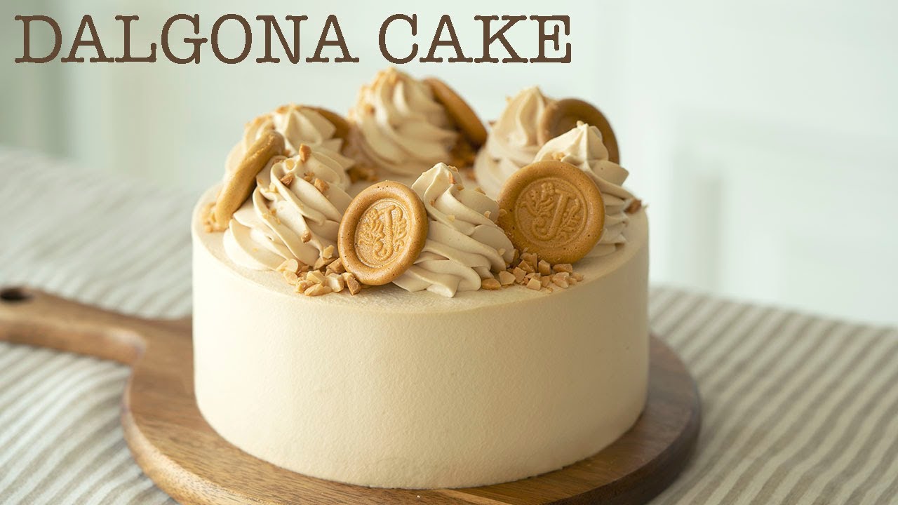 Пирог Далгона (от Корейской Карамельной Конфеты)/ Dalgona Cake ( by Korean Caramel Candy)
