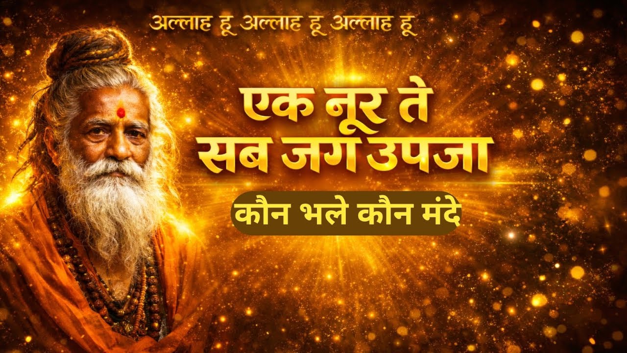 अव्वल अल्लाह नूर उपाया | Ek Noor Te Sab Jag Upja | Sufi Kalam 2026 । #sufikalam   #sufipoetry 