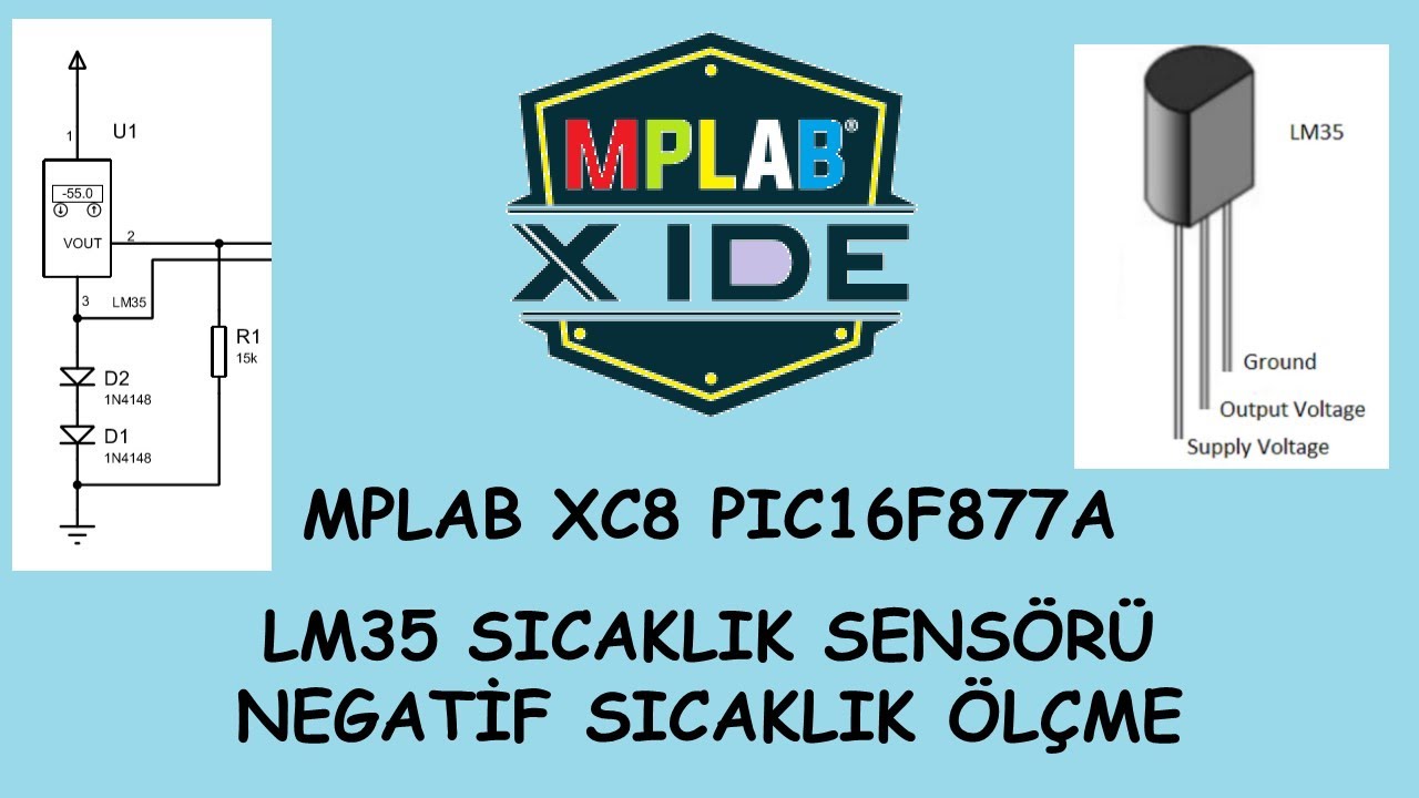 LM35 Sıcaklık Sensörü Negatif-Pozitif Sıcaklık Okuma | LM35 POSITIVE & NEGATIVE TEMPERATURE MEASURE