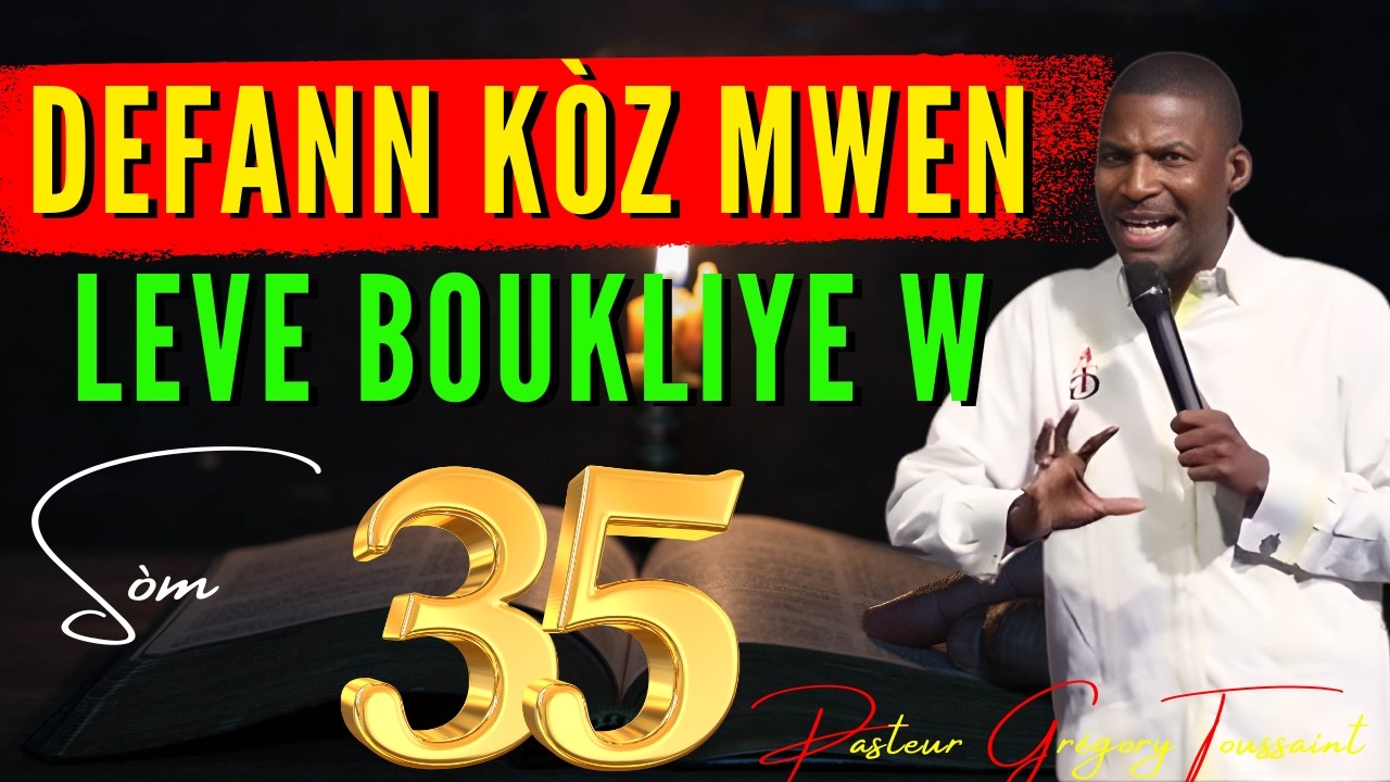 Seyè, Defann Kòz Mwen: Leve Boukliye w, Ekspoze Tout Pyèj Kache, Fè Bouch Manti Yo Fè Silans| Sòm 35