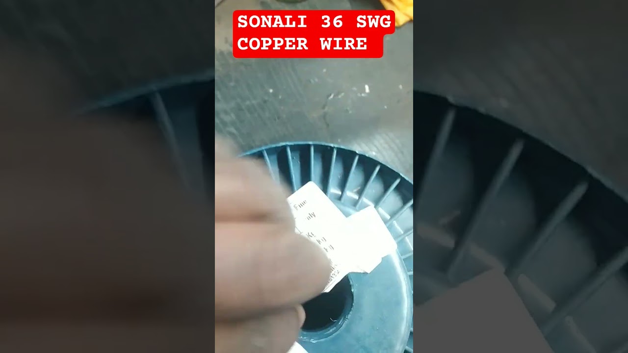 Sonali Copper Wire l New copper Real #36swg #shorts #shortsfeeds