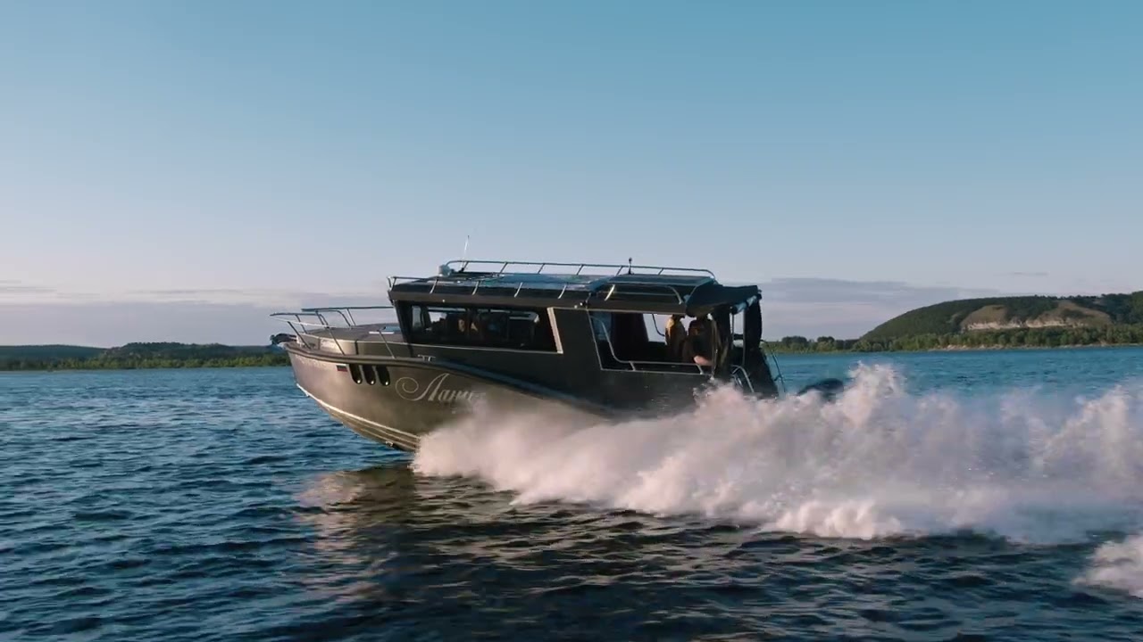 Ходовые испытания алюминиевого катера Seamoone 850 с спаркой Yamaha 2x300 л.с.