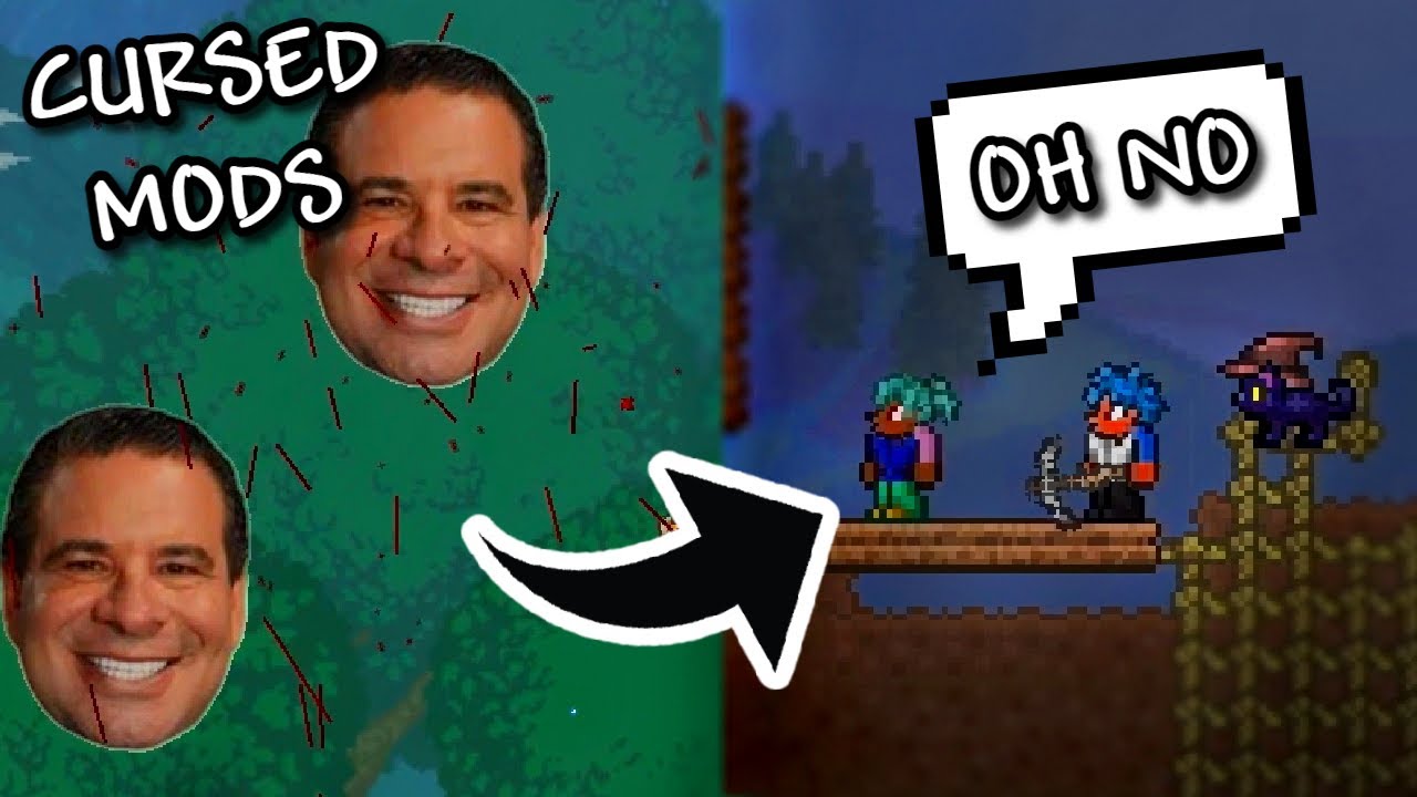 We Downloaded a CURSED Terraria Modpack...