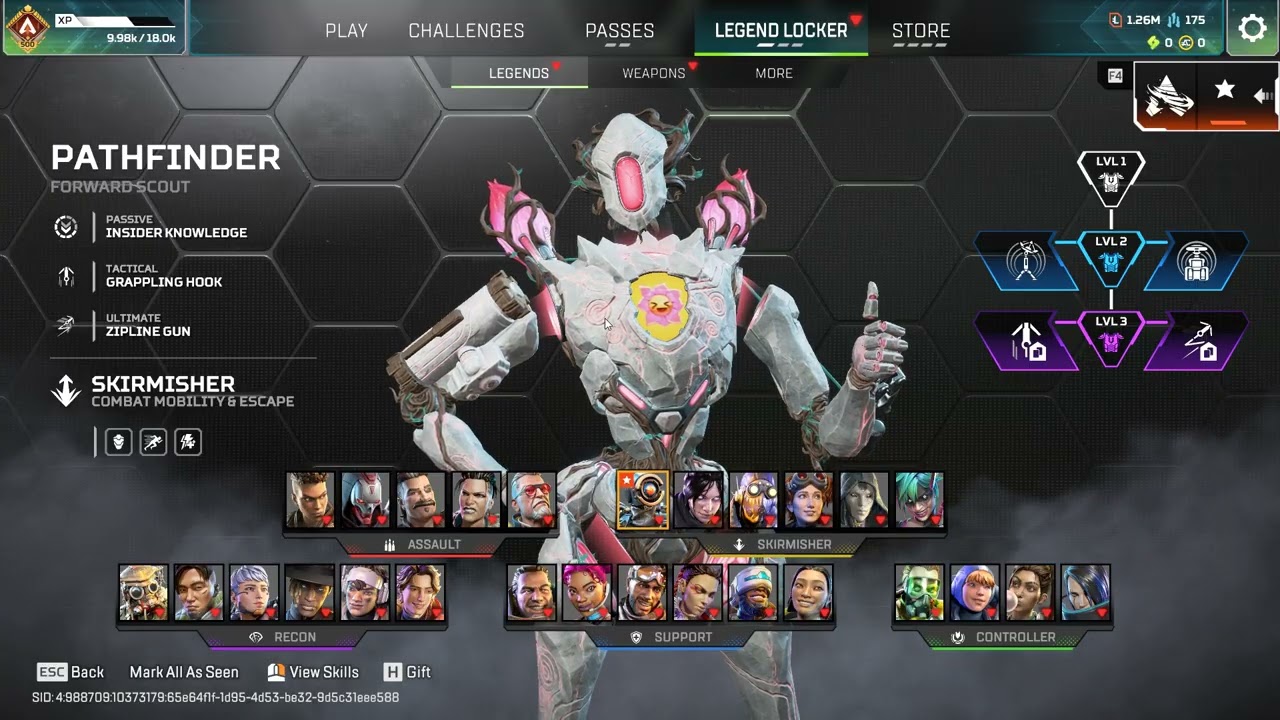 3x pred 1982 Weapon Mastery Lvl+2000 Account level+52,294 Kills+Universal raptor claw knife