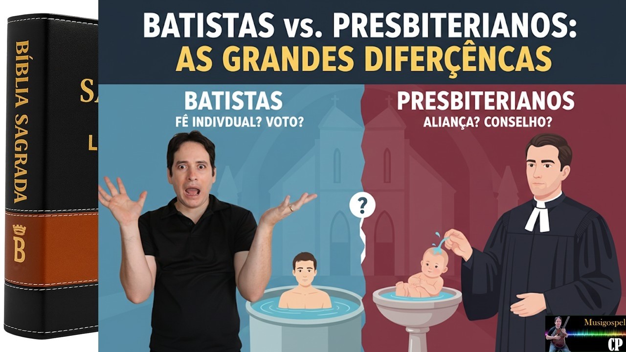 Batista x Presbiterianos: Qual a diferença estrutural e escatologica entre as duas religiões