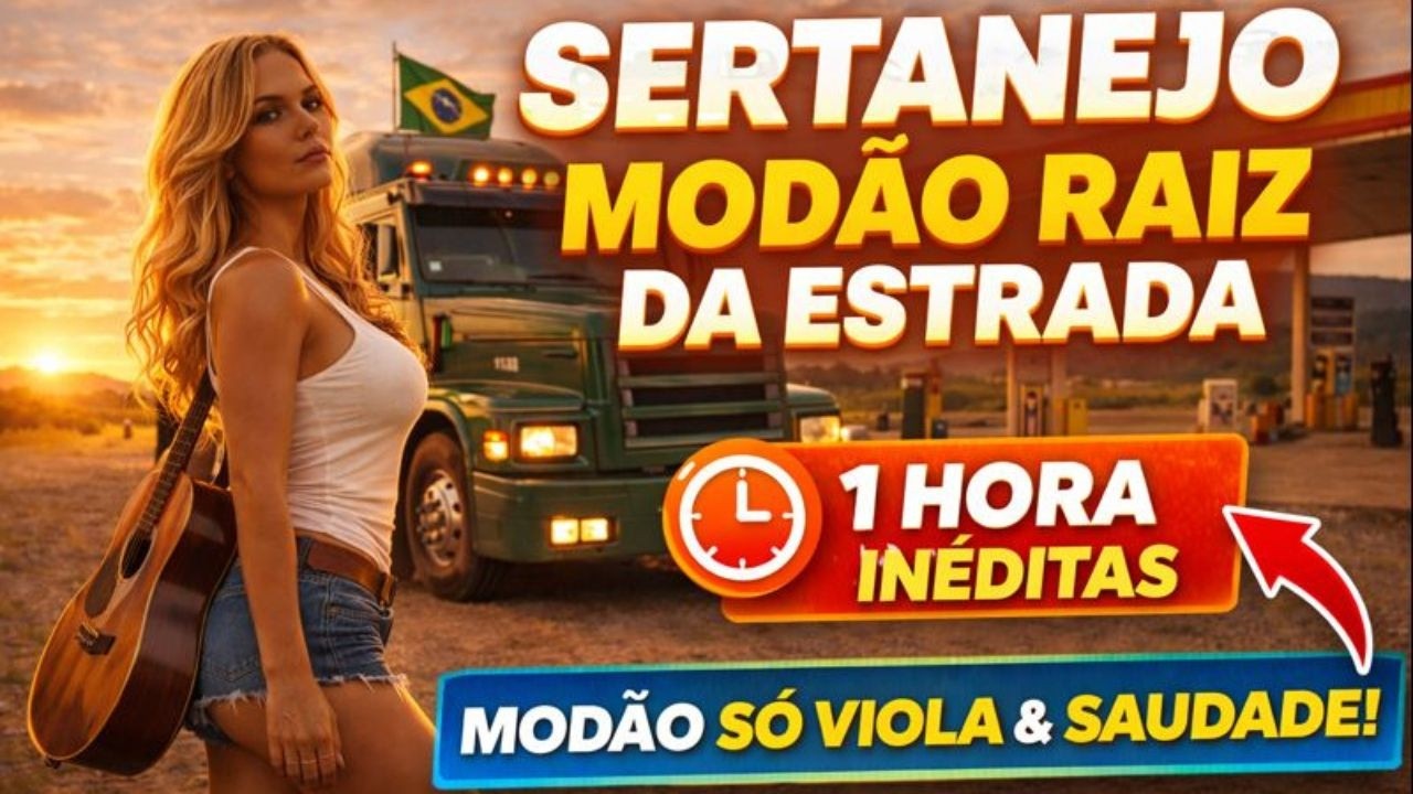 SERTANEJO MODÃO RAIZ DA ESTRADA | 1H de Modão Inédito Só Viola & Saudade.