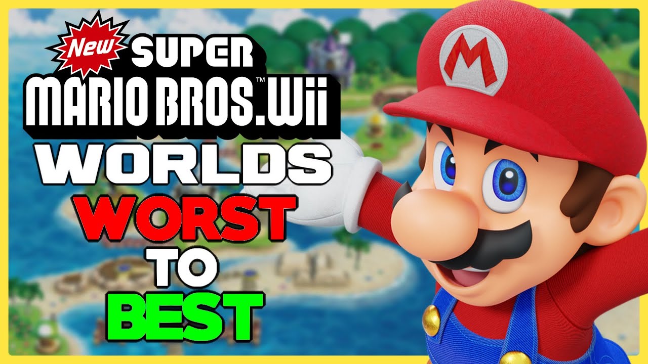 Ranking Every New Super Mario Wii WORLDS!