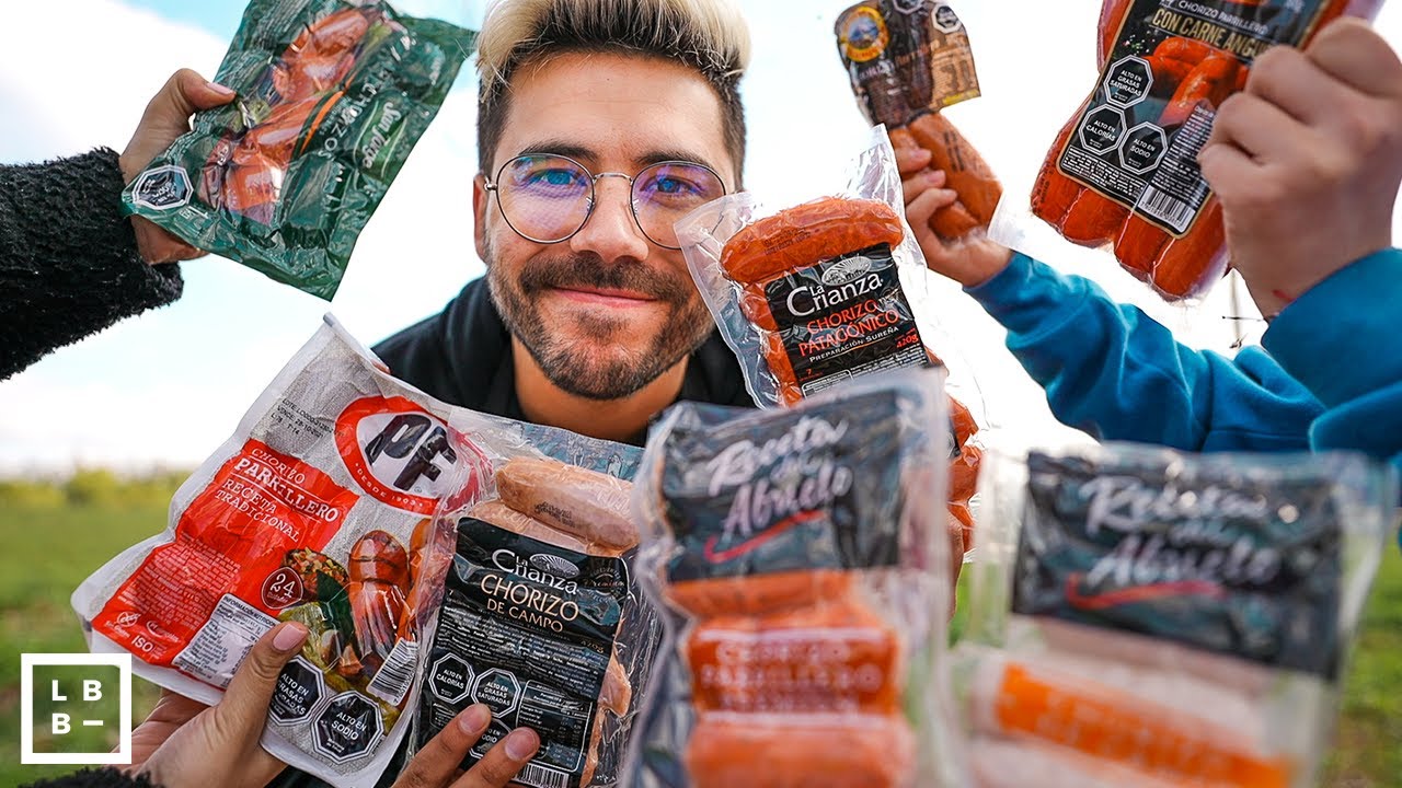 ¿Cuál es el MEJOR CHORIZO del SUPERMERCADO? | Probando Choripanes 🇨🇱