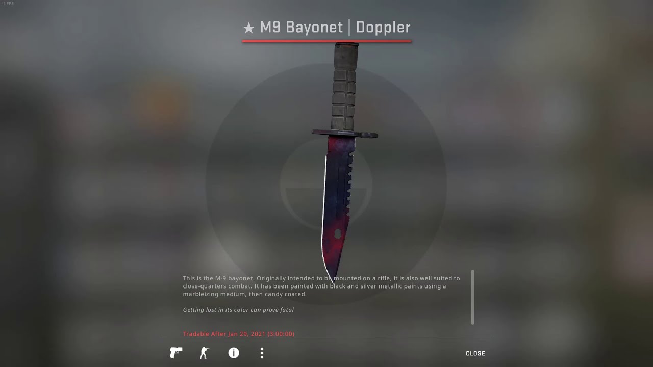 M9 Bayonet | Doppler Factory New unbox