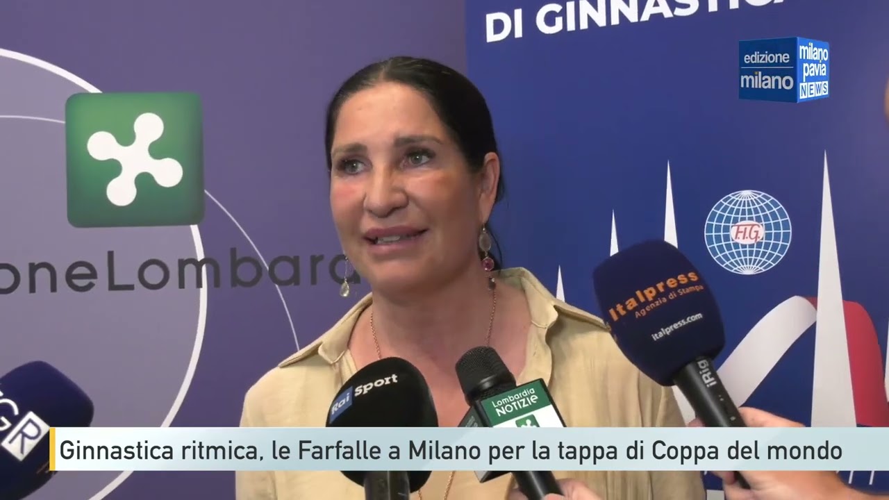Ginnastica ritmica, le Farfalle a Milano per la tappa di Coppa del mondo