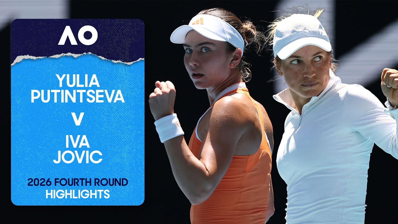 Yulia Putintseva v Iva Jovic Highlights | Australian Open 2026 Fourth Round
