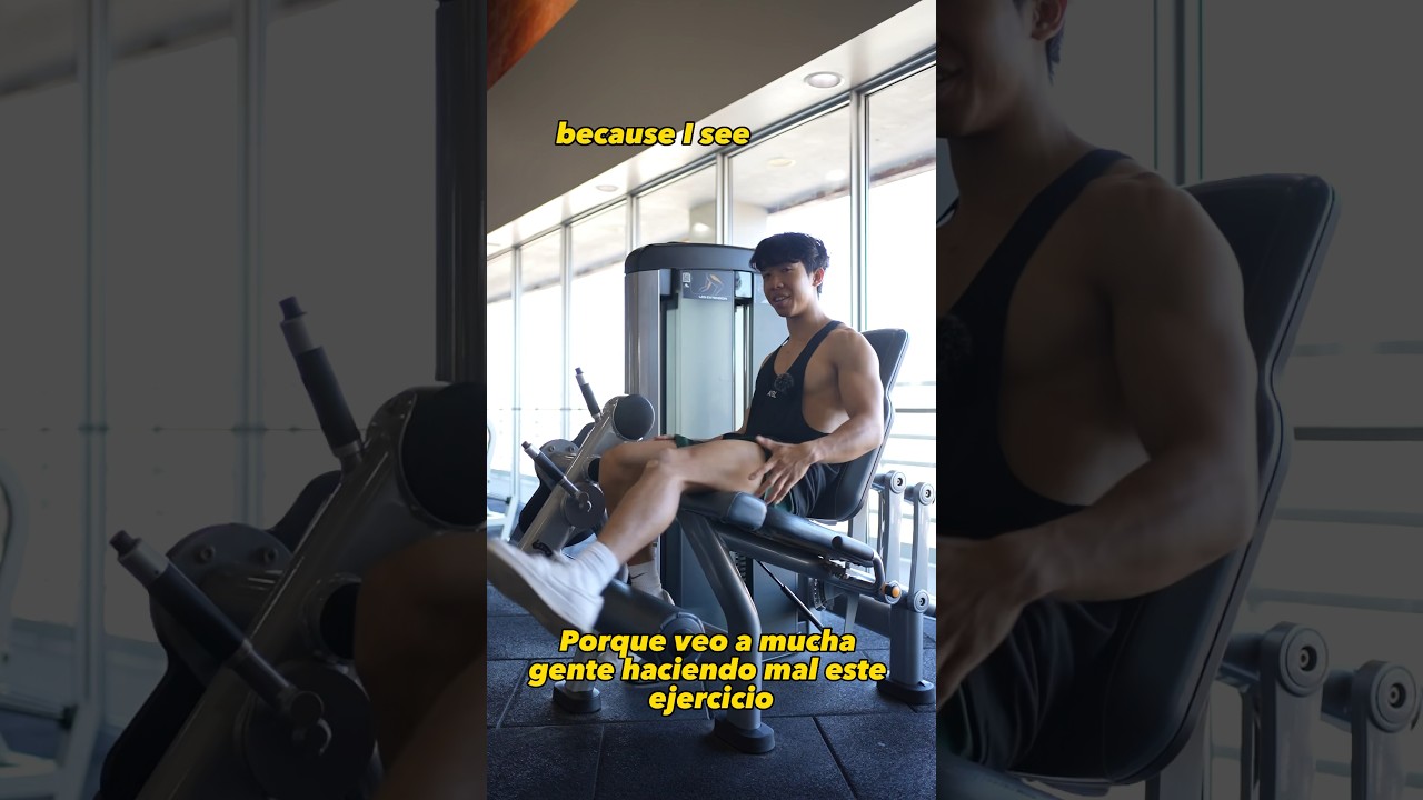 How to do a LEG EXTENSION #legday #legworkout