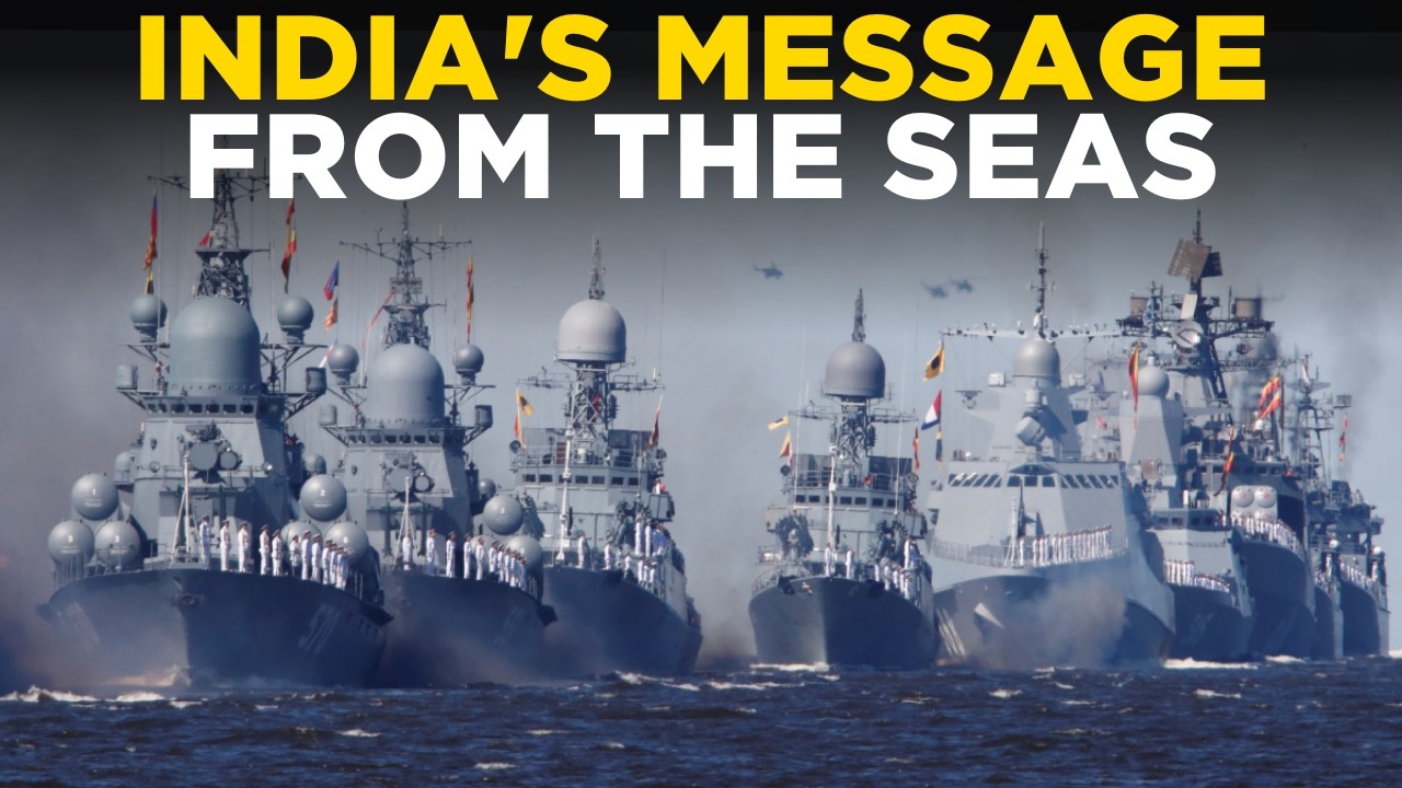 INDIAN NAVY IFR 2026 LIVE | President Reviews The Fleet | Grand International Fleet Review