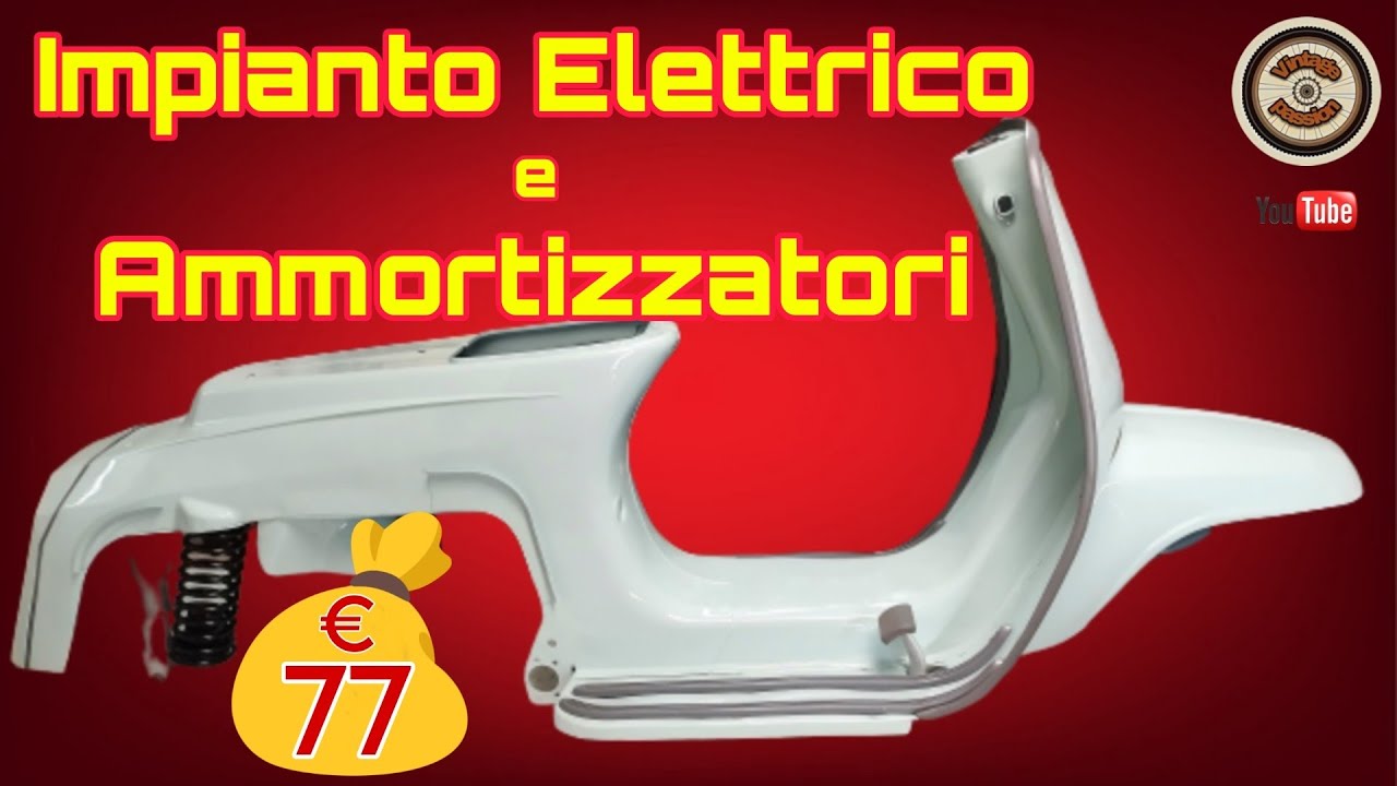 Impianto Elettrico e Ammortizzatori-Restauro Totale Lambretta J50-Part 9