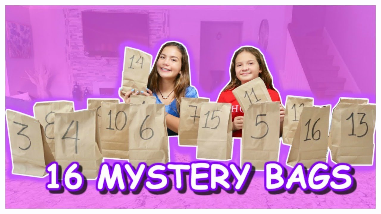 16 MYSTERY BAGS CHALLENGE | SISTER FOREVER