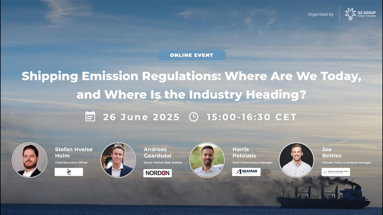 BS Group Virtual Conference: Shipping Emission Regulations
