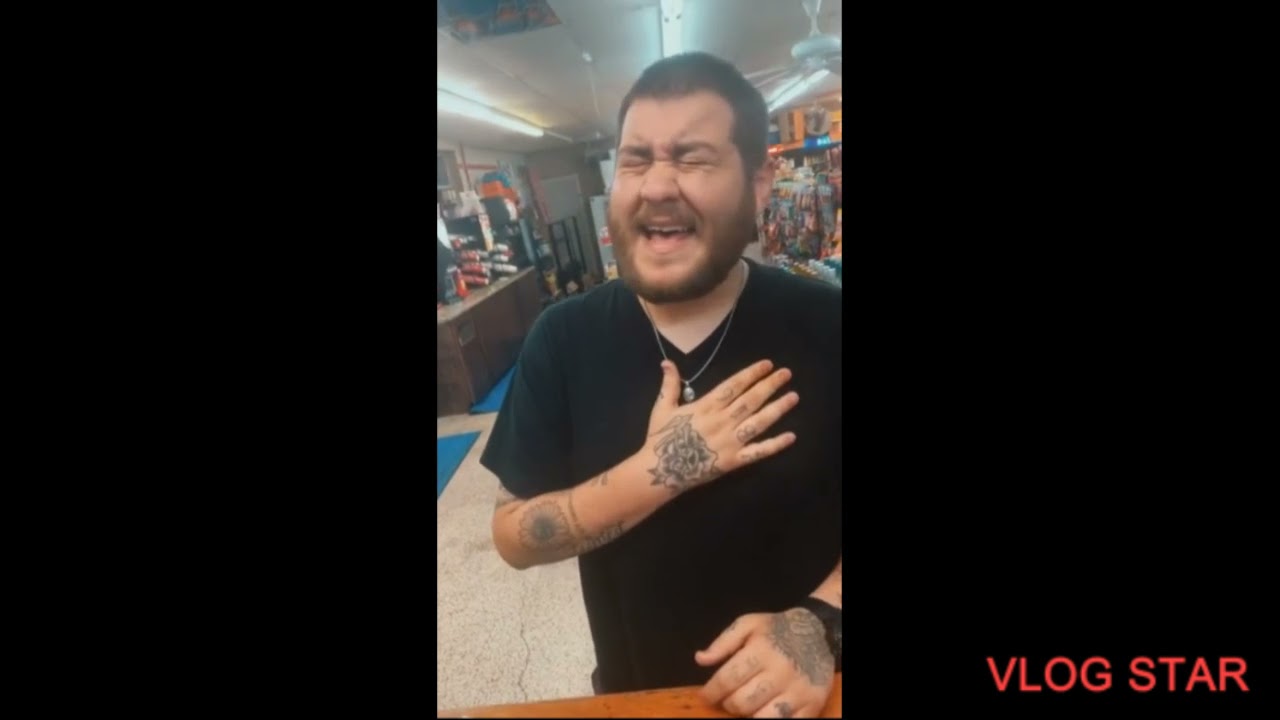 Gas Station Clerk loves when Bear Bailey sings for her