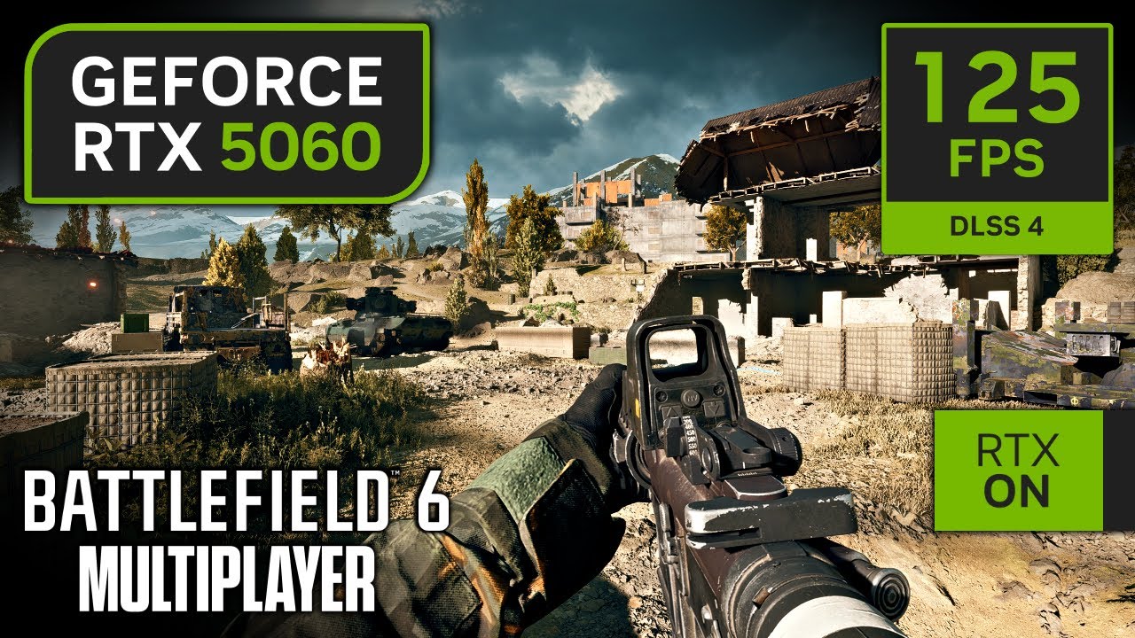 RTX 5060 on Battlefield 6 Multiplayer | 1080p, 1440p with DLSS 4 and Frame Generation!
