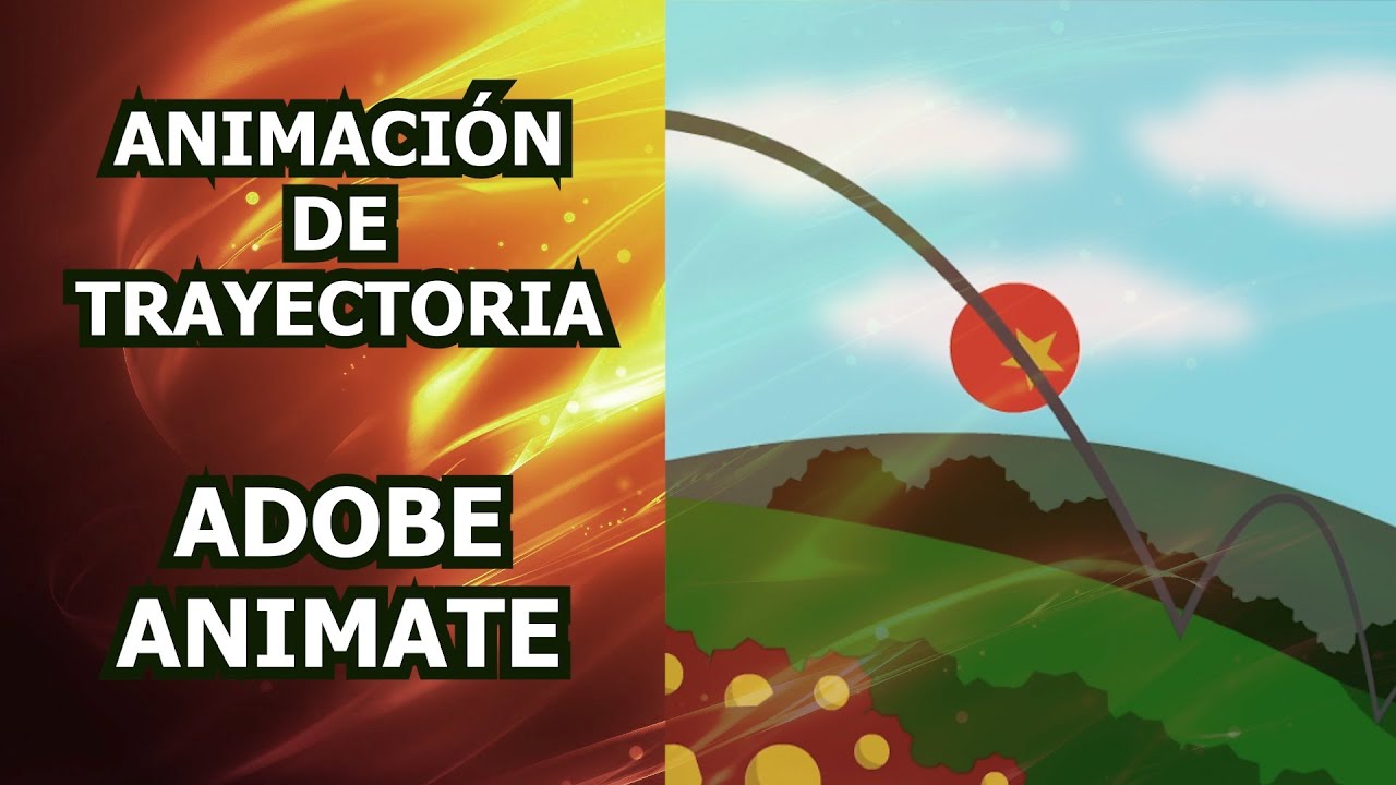 Animación de TRAYECTORIA en ADOBE ANIMATE | Rebote de pelota
