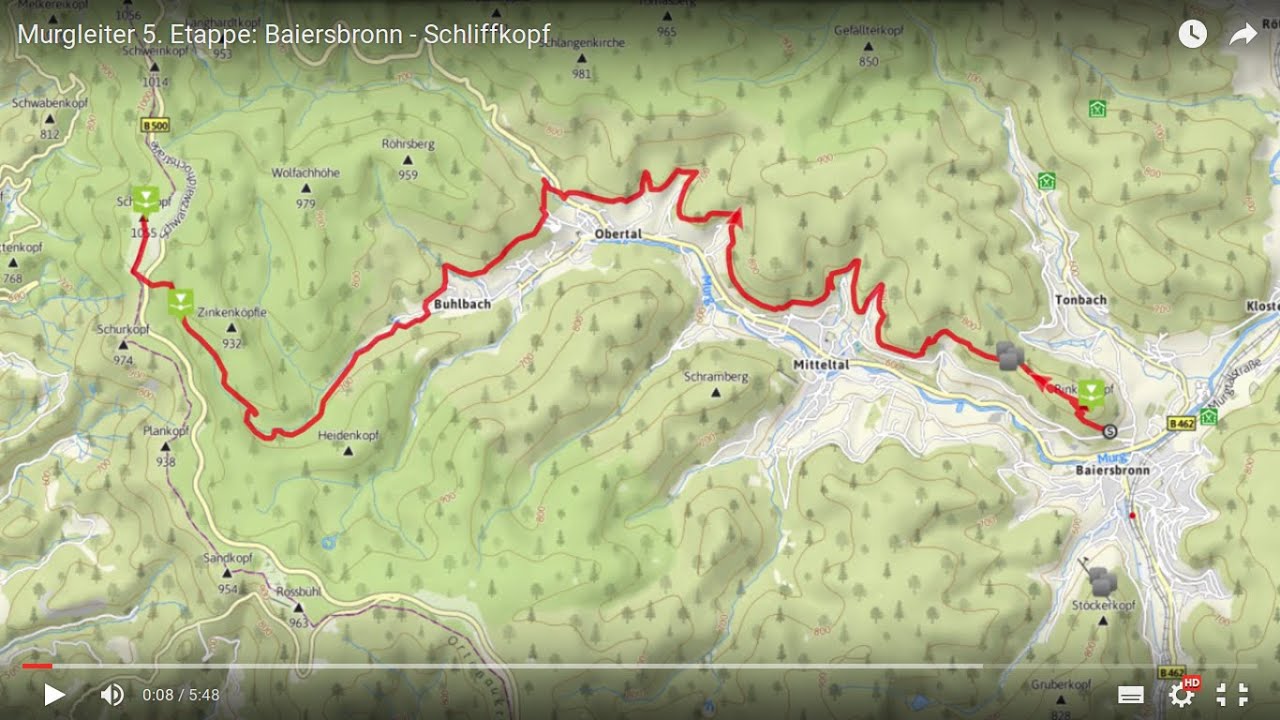 Murgleiter 5. Etappe: Baiersbronn - Schliffkopf