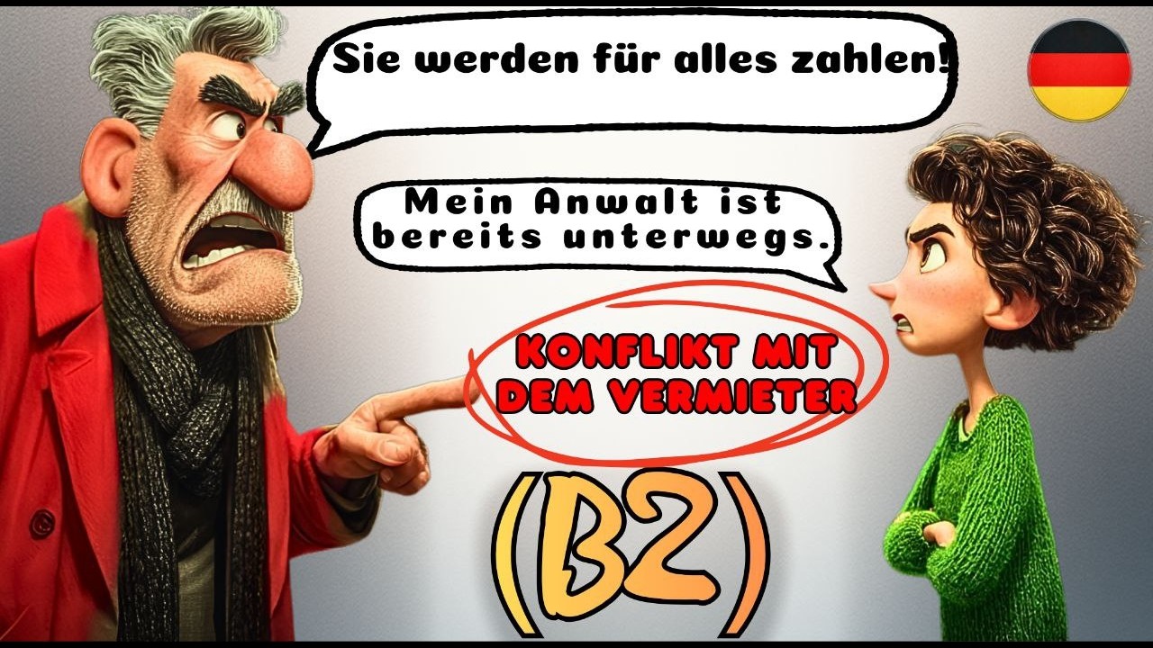 ⚖️ Deutsch lernen (B2): Der Schimmel-Krieg | Mieterrechte & Mängel