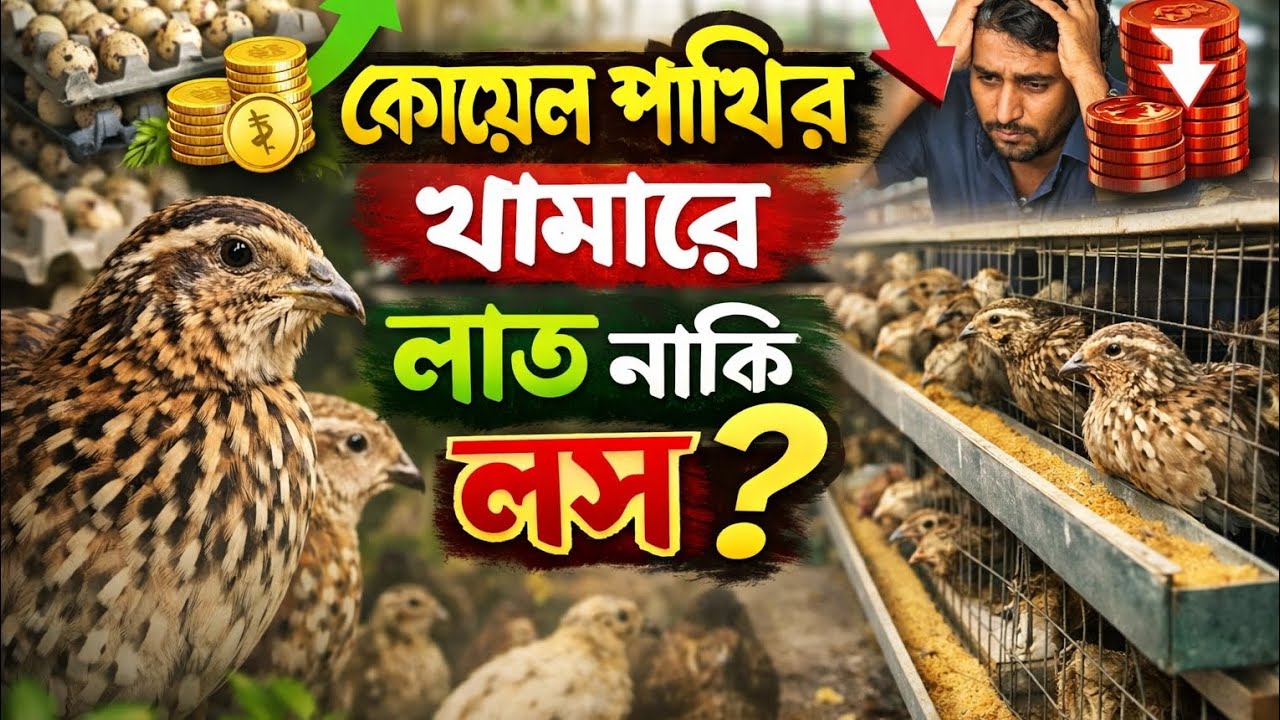 কোয়েল পাখি পালন লস নাকি লাভ? | বর্তমানে কি কোয়েল খামার দেওয়া উচিত হবে? | খামার শুরুতে বাজেট কত লাগে?