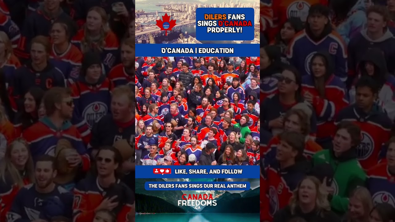 Oilers Fans Sing The Correct Way Of Singing O'Canada