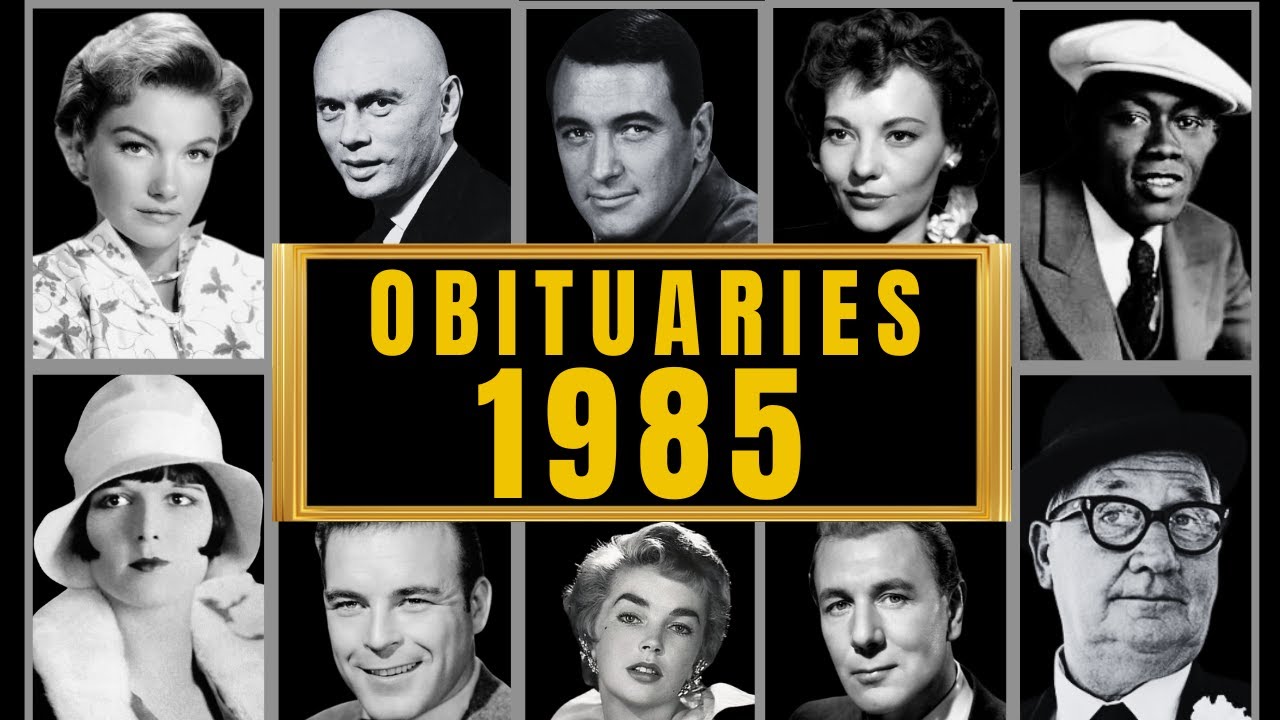 Famous Hollywood Celebrities We've Lost in 1985 - Obituary in 1985 - EP1