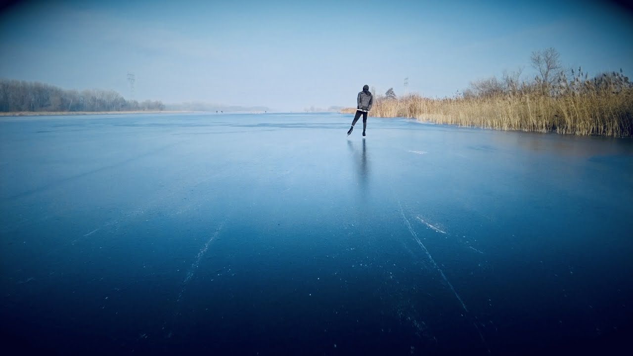Skate Along The Reed With The Crackling Sound Of Natural Ice