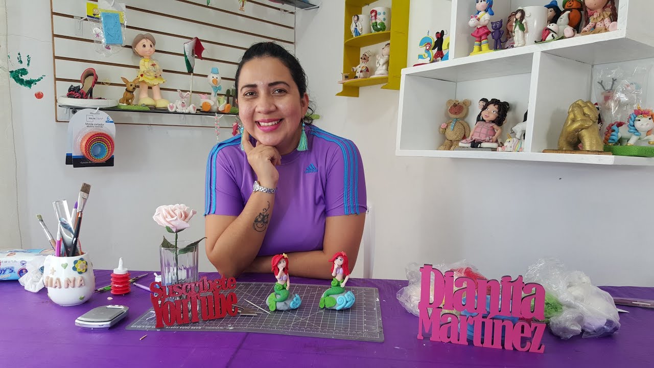 Tutorial paso a paso de l La Sirenita l Dianita Martínez