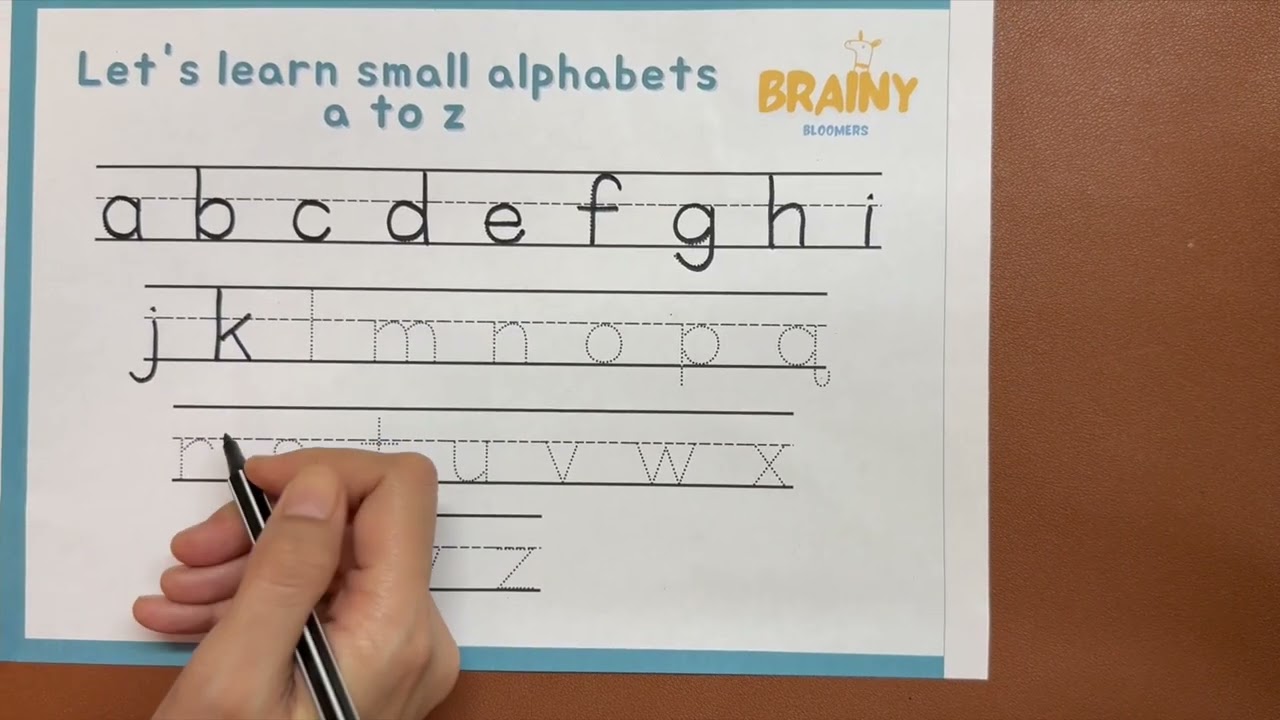 Learn Small Letters | Learn to Write lowercase Alphabets for kids | Lowercase abc #abcd