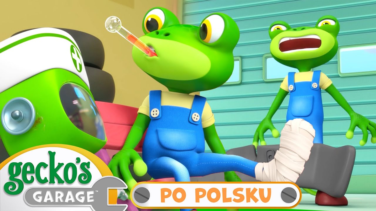 Wypadek Gekusia | Warsztat Gekona | Bajka dla dzieci po polsku | @GeckosGaragePoPolsku