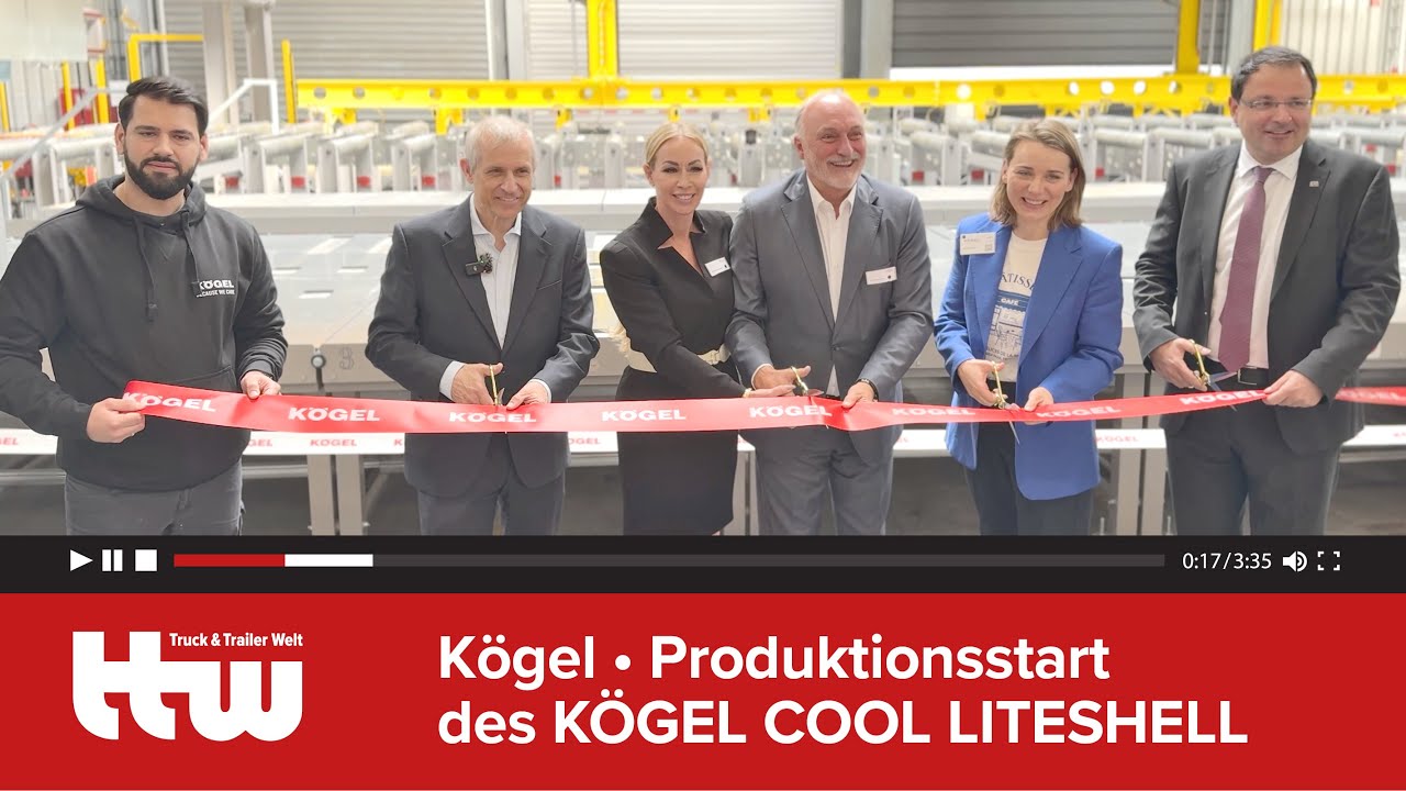 Kögel Trailer GmbH • Produktionsstart des KÖGEL COOL LITESHELL
