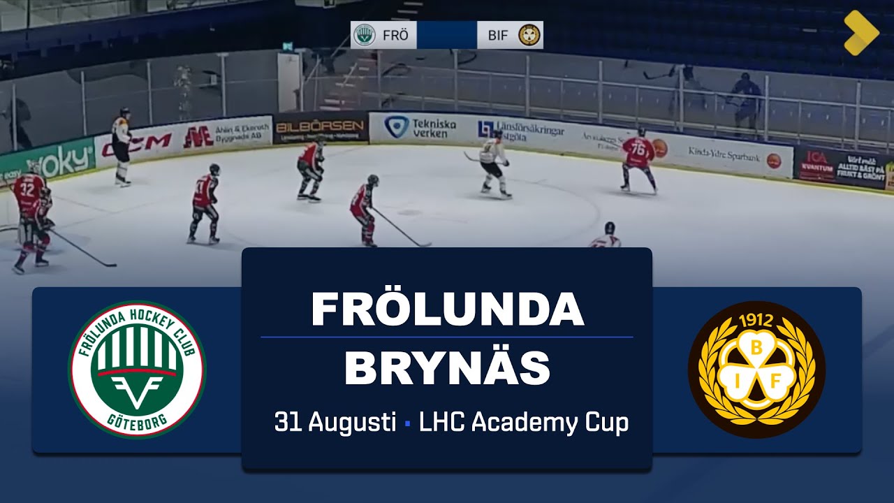 Fr&ouml;lunda - Bryn&auml;s | LHC Academy Cup | 31.8.2025