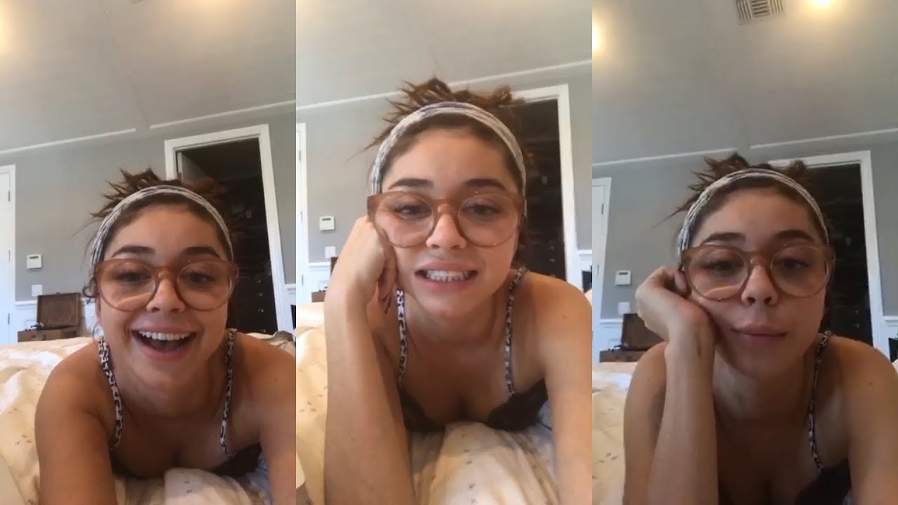 Sarah Hyland | Instagram Live Stream | 24 October 2017