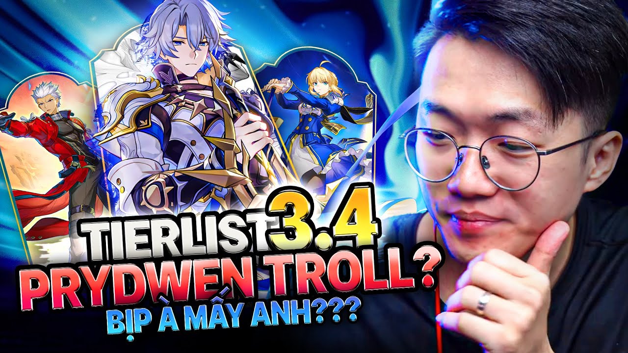 Tierlist Honkai Star Rail 3.4 - Phainon/Saber/Archer xuất hiện v&agrave; c&uacute; bịp của mấy anh Prydwen!