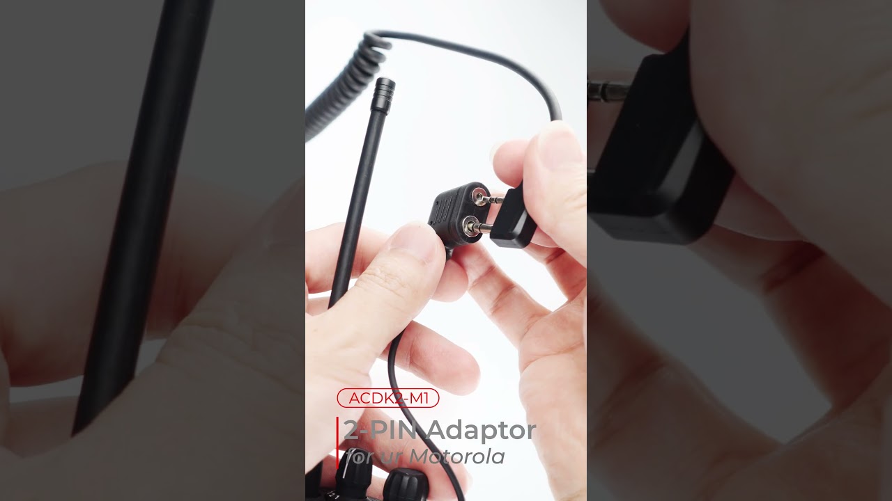 Save Your Money 1! Use Kenwood & Baofeng Accessories on Motorola CP200(D) with ACDK2-M1.