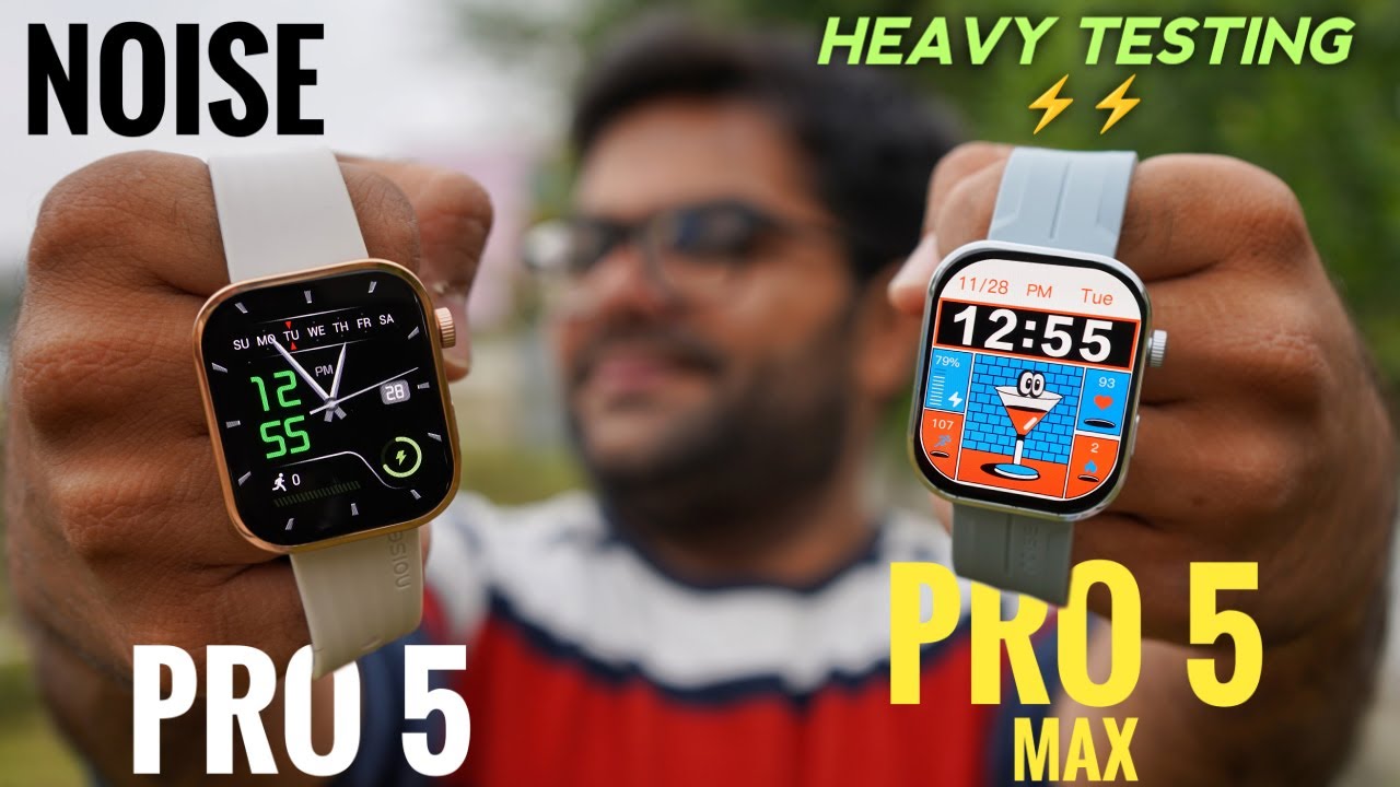 Умные часы Noise ColorFit Pro 5 и Pro 5 MAX с функцией вызова SOS ⚡⚡ Тяжелое тестирование ⚡⚡