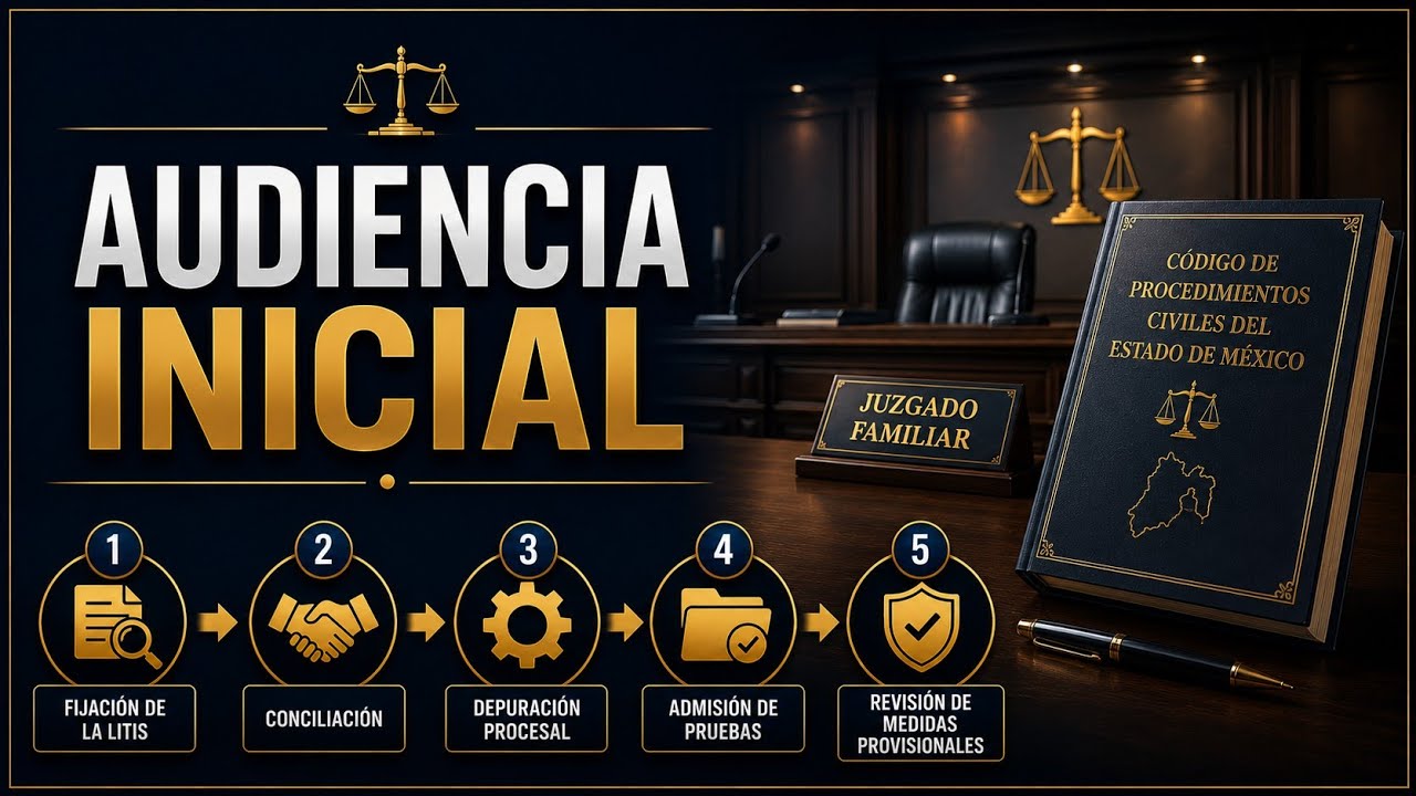 Juicio Oral Familiar, etapas de la Audiencia Inicial.