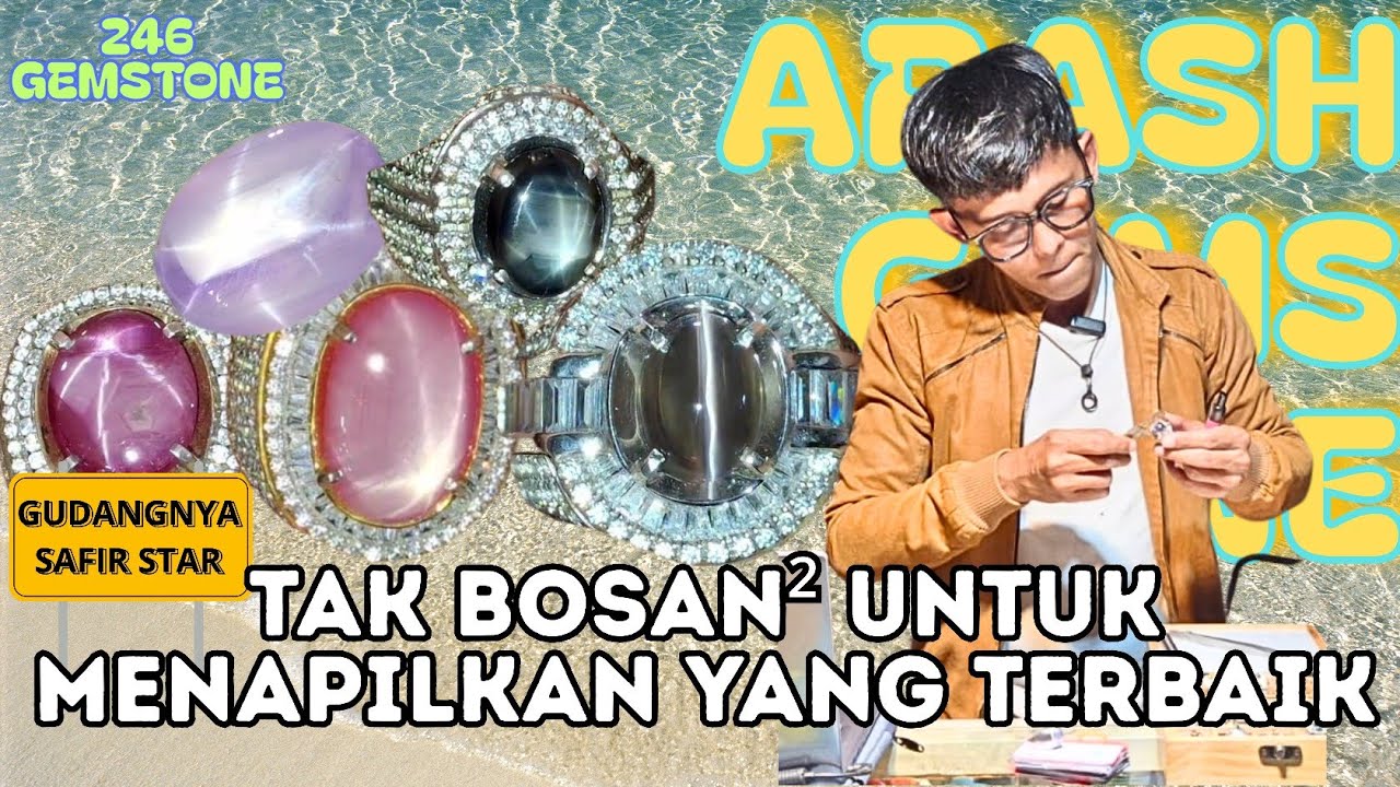Mau cuci mata dan melihat yang cantik², silahkan mampir kesini || 12 PCS || ARASH GEMSTONE || 246
