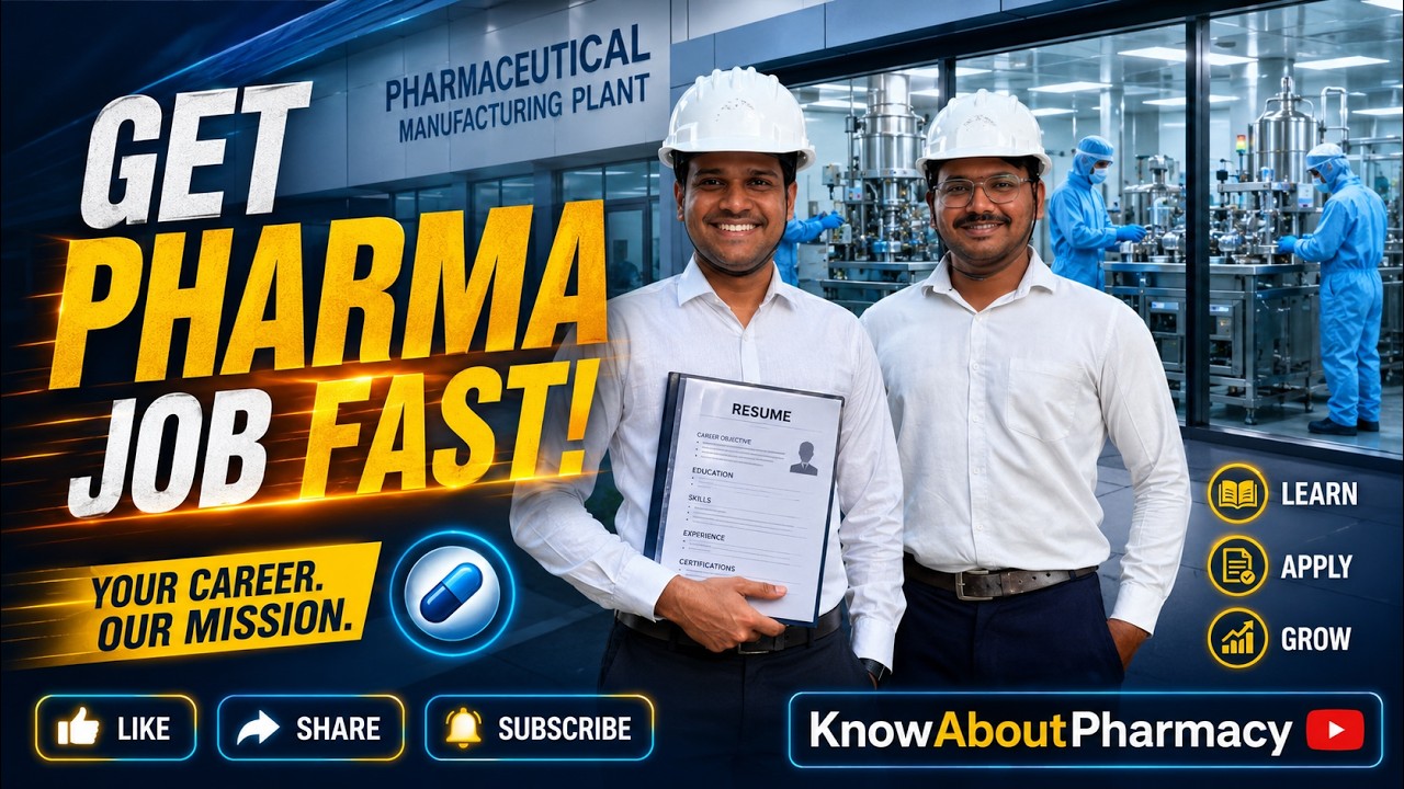 Pharma Industry Me Job Kaise Paye 2026 | Fresher Complete Roadmap