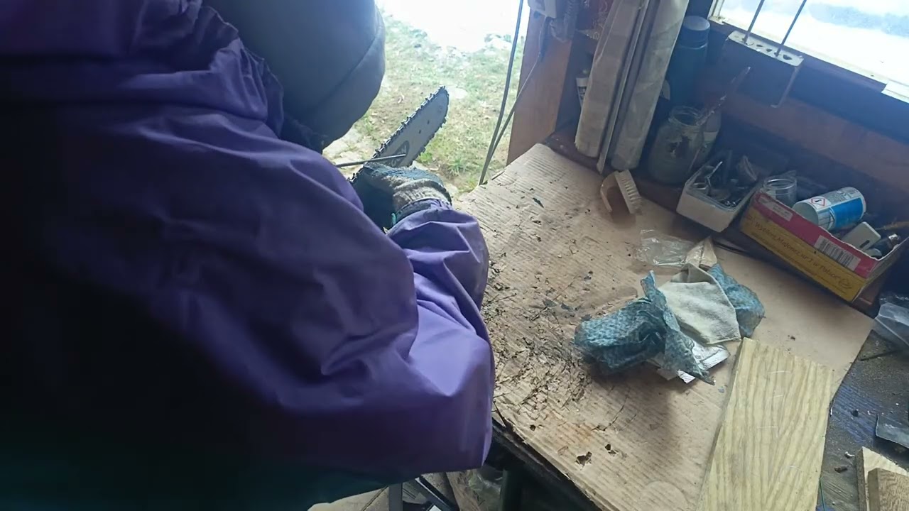 Koleiny łańcuch znaleziony na złomie przywracam jego kąty pilnikiem