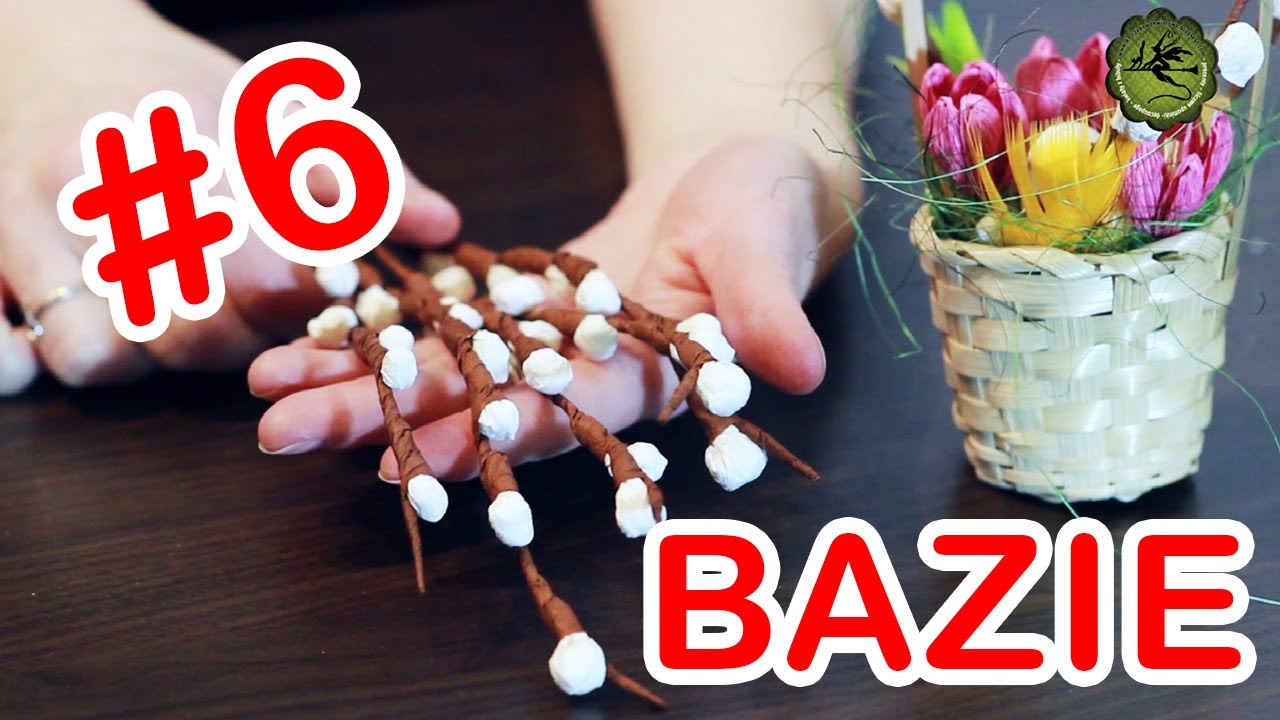 Kwiatki z bibuły #6 - bazie