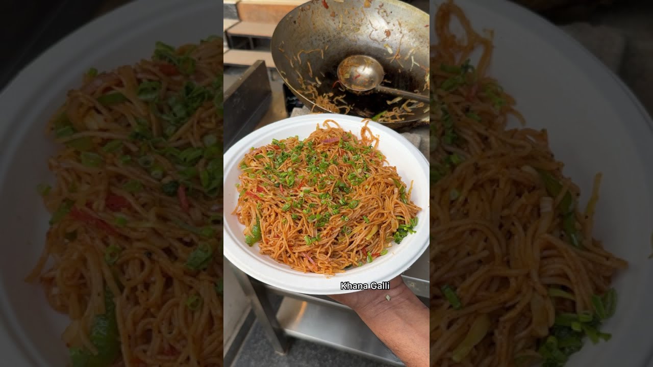 1000 kg Noodles making in Gurugram 😱|| Indian Street Food 