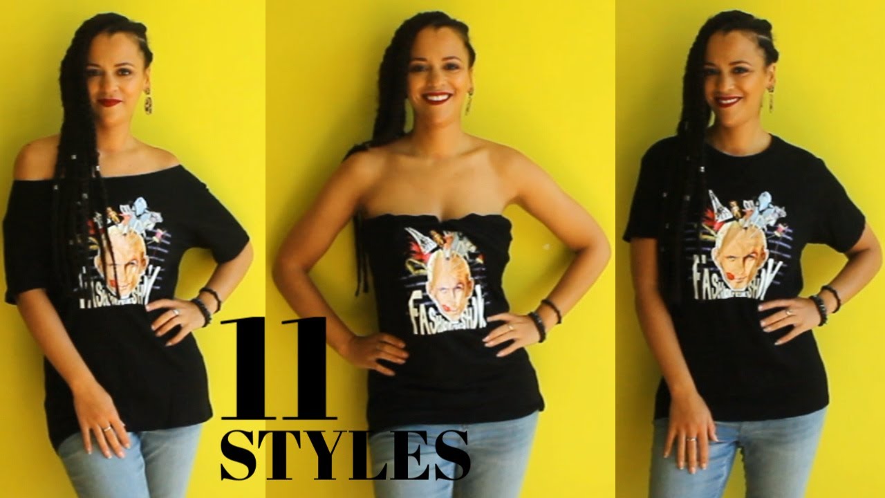 11 Trending Ways To Style a T-shirt | Capsule Wardrobe  #AtHomeWithGaultier
