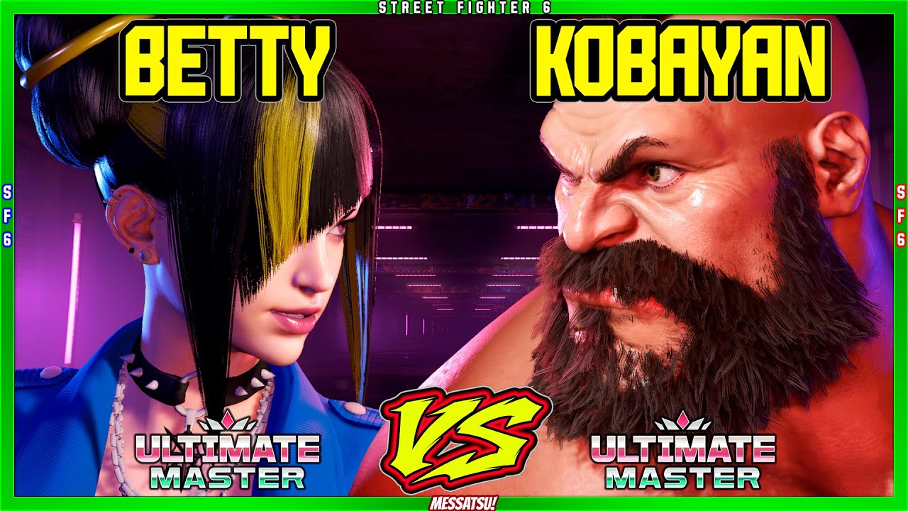 SF6 Kobayan (Zangief) VS Betty (Juri)💥Messatsu!💥スト6💥Street fighter 6